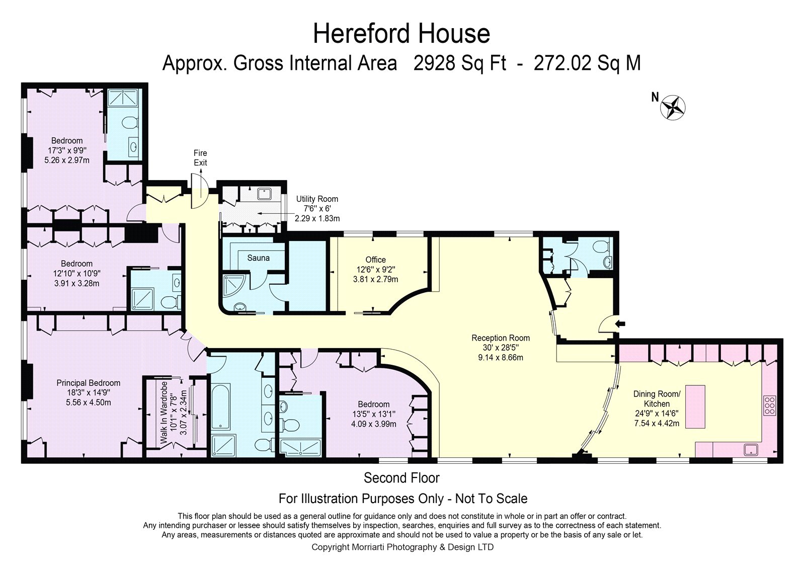 Flat 23 Hereford House, 6, North Row, London floorplan