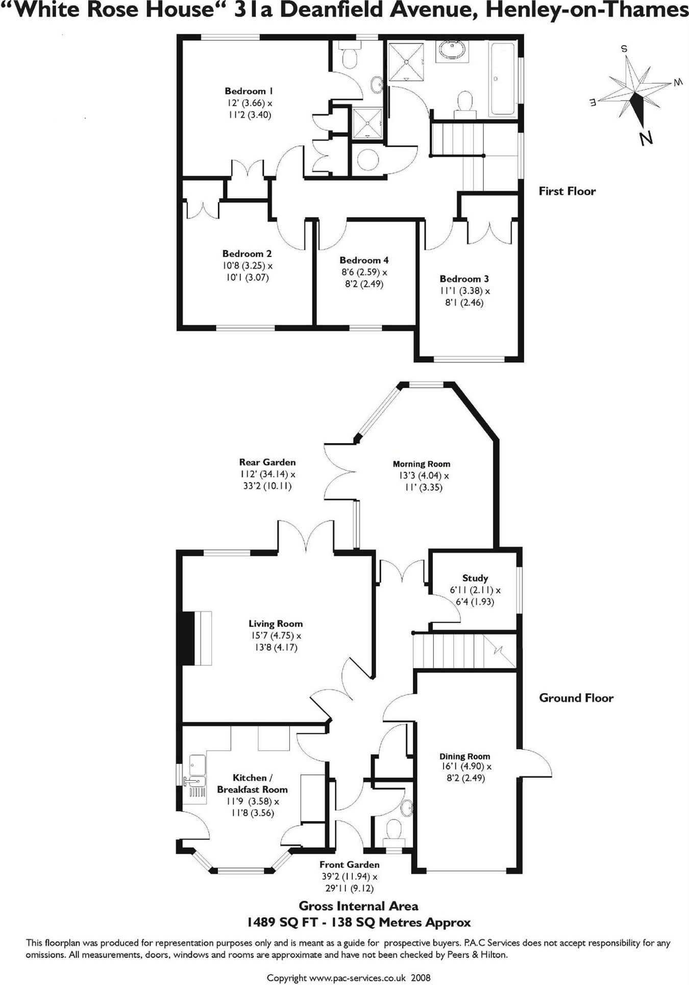 4 Bedrooms Detached house for sale in Deanfield Avenue, Henley-On-Thames RG9