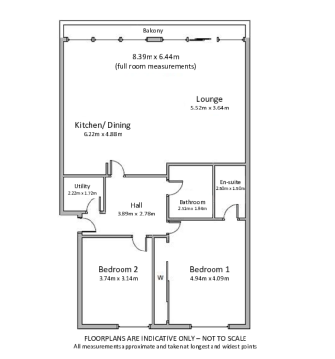 1/2, 100, Lancefield Quay, Glasgow floorplan