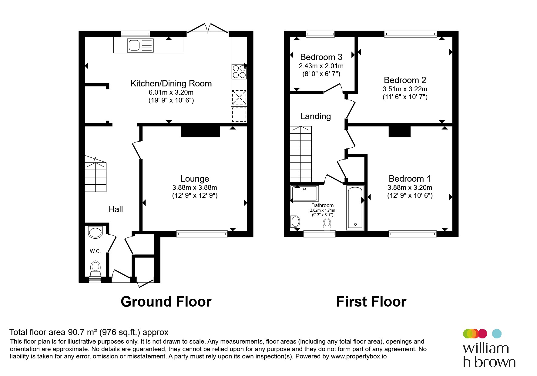 11, Catterick Close, Doncaster floorplan