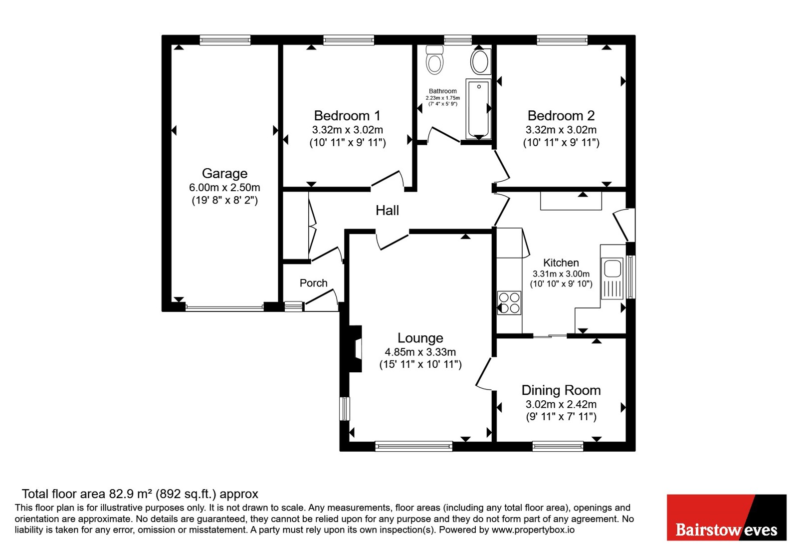 10, Churchill Drive, Lincolnshire floorplan