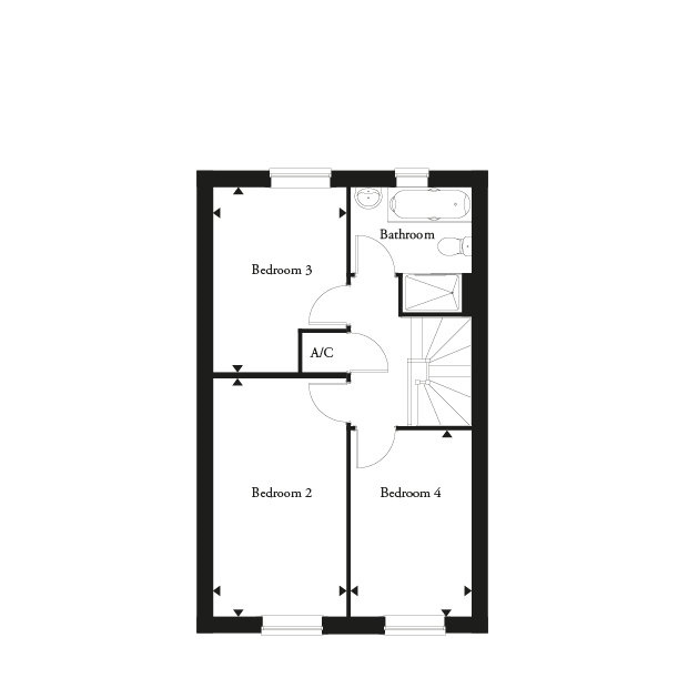 "The Westhill" at Aldermans Drive, Peterborough PE3, 4 bedroom property for sale 59108031