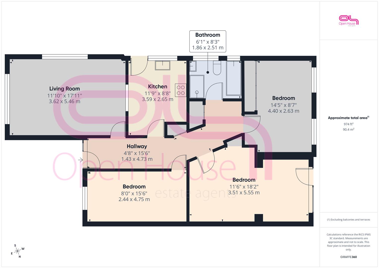 110, Edith Avenue North, Peacehaven floorplan