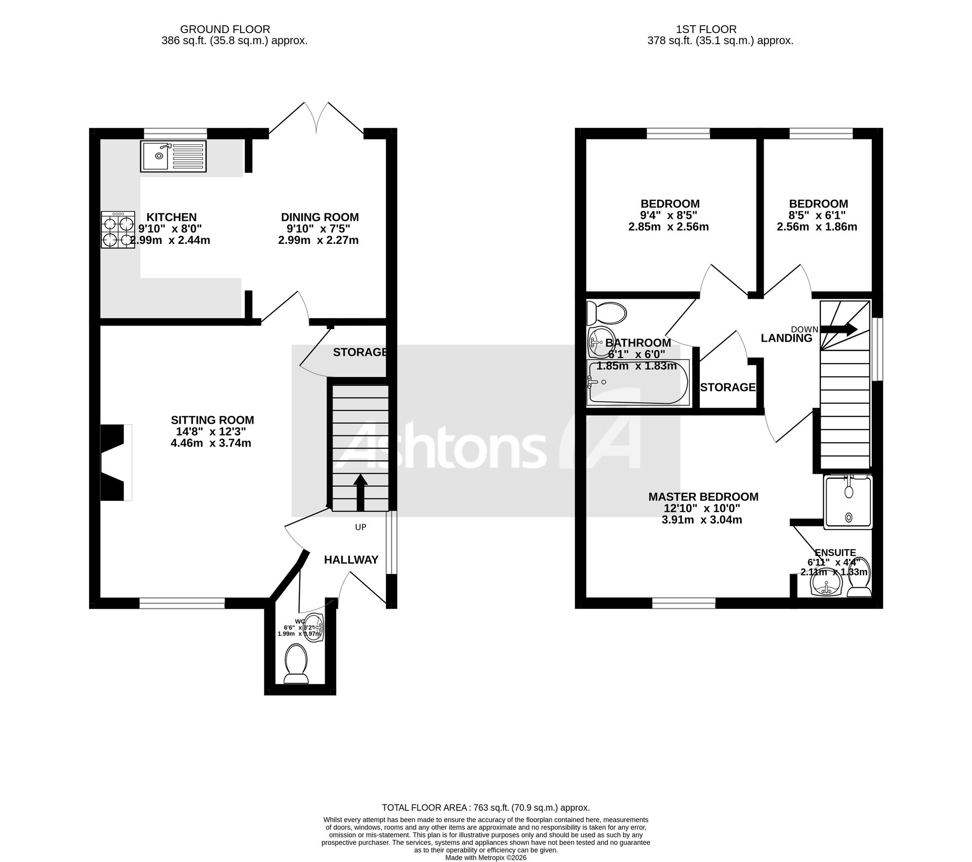 17 Henrietta Grove, Prescot floorplan