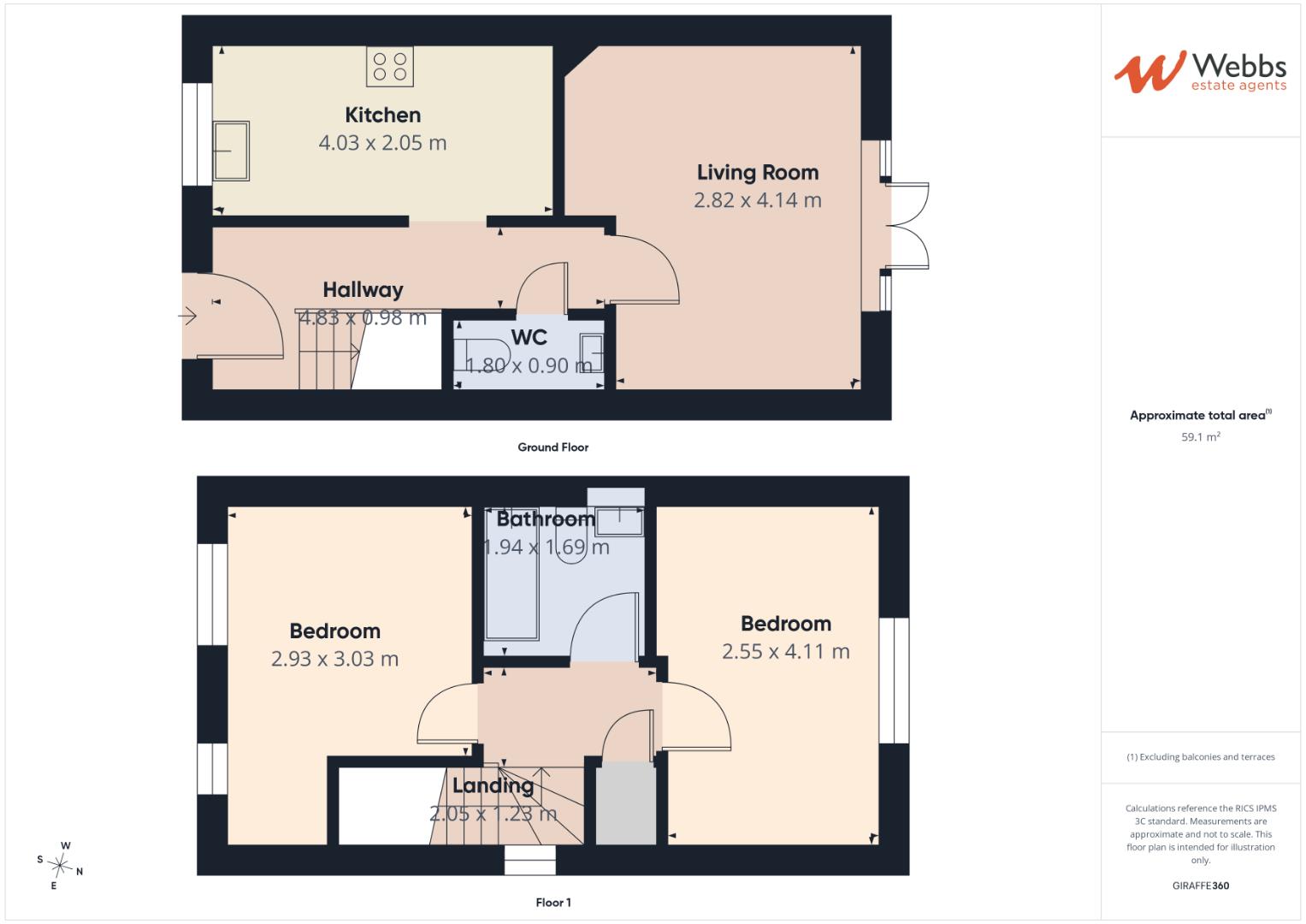 54, Leasowe Road, Walsall floorplan