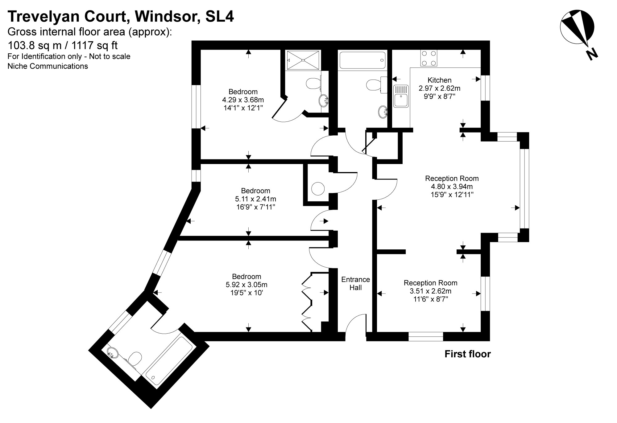 23, Trevelyan Court, Berkshire floorplan