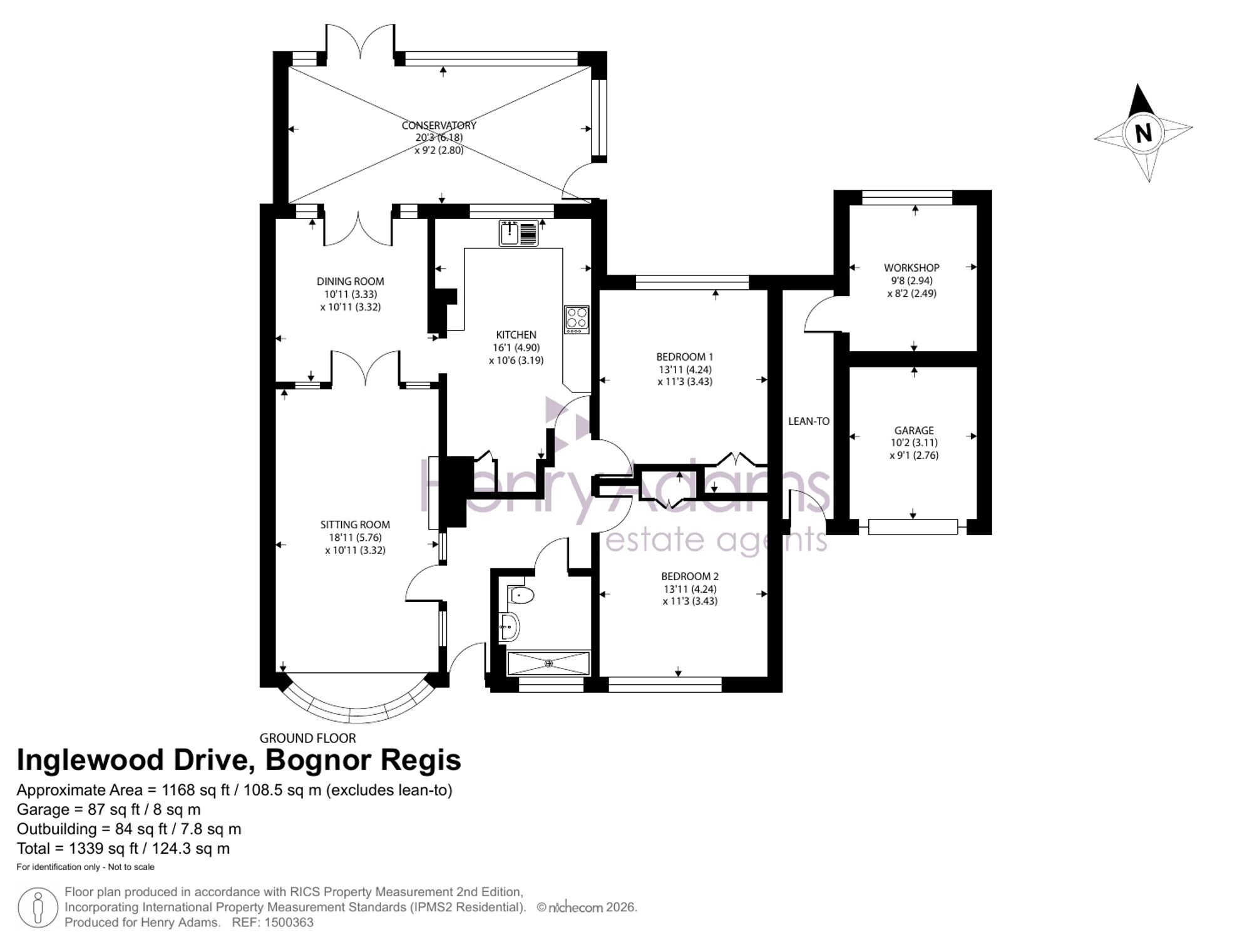 15 Inglewood Drive, Bognor Regis floorplan