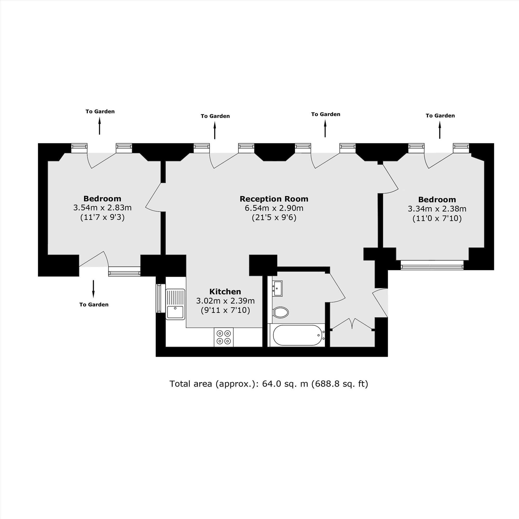 32, Ashmore Road, Woolwich floorplan