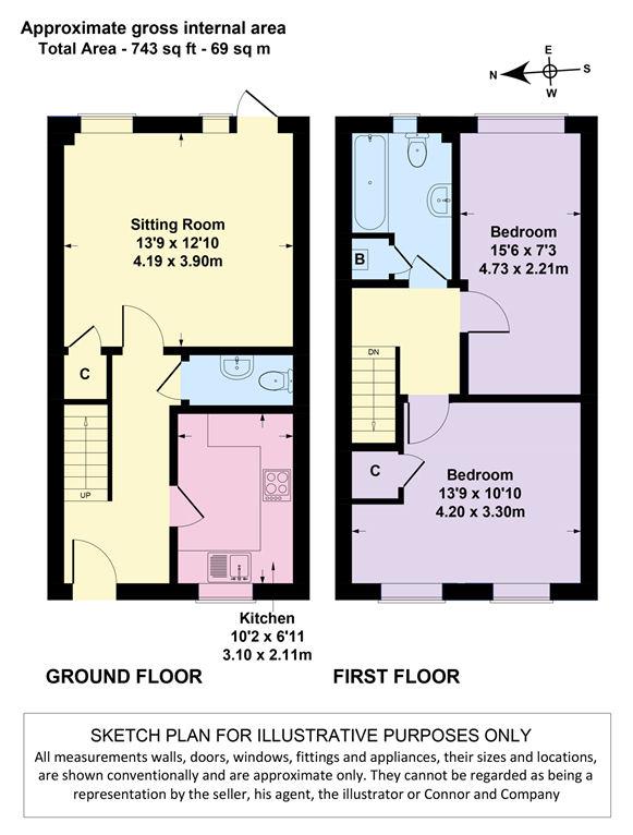 2 Bedrooms Terraced house for sale in Lysander Way, Moreton In Marsh, Gloucestershire GL56