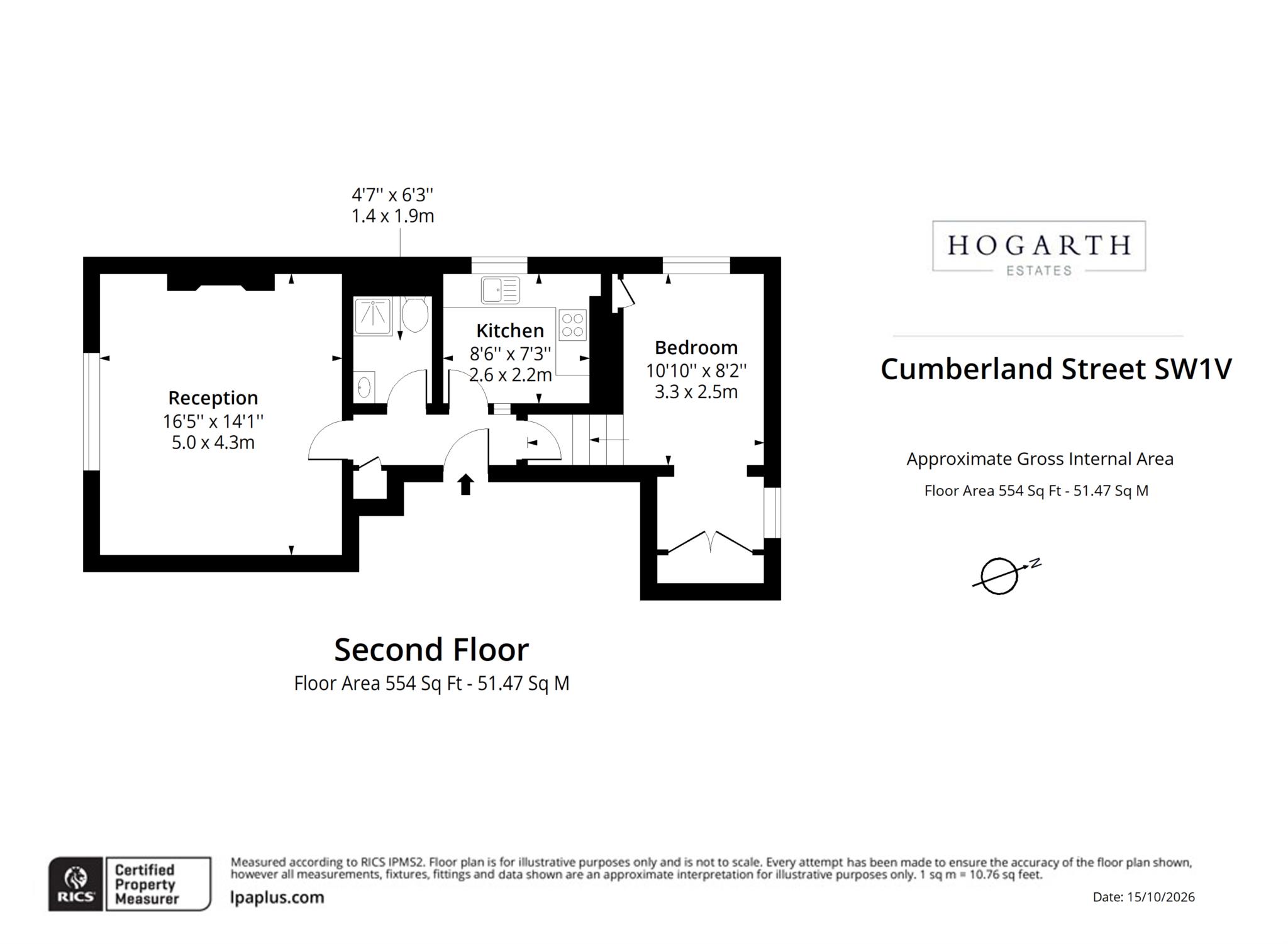 Cumberland Street, London floorplan