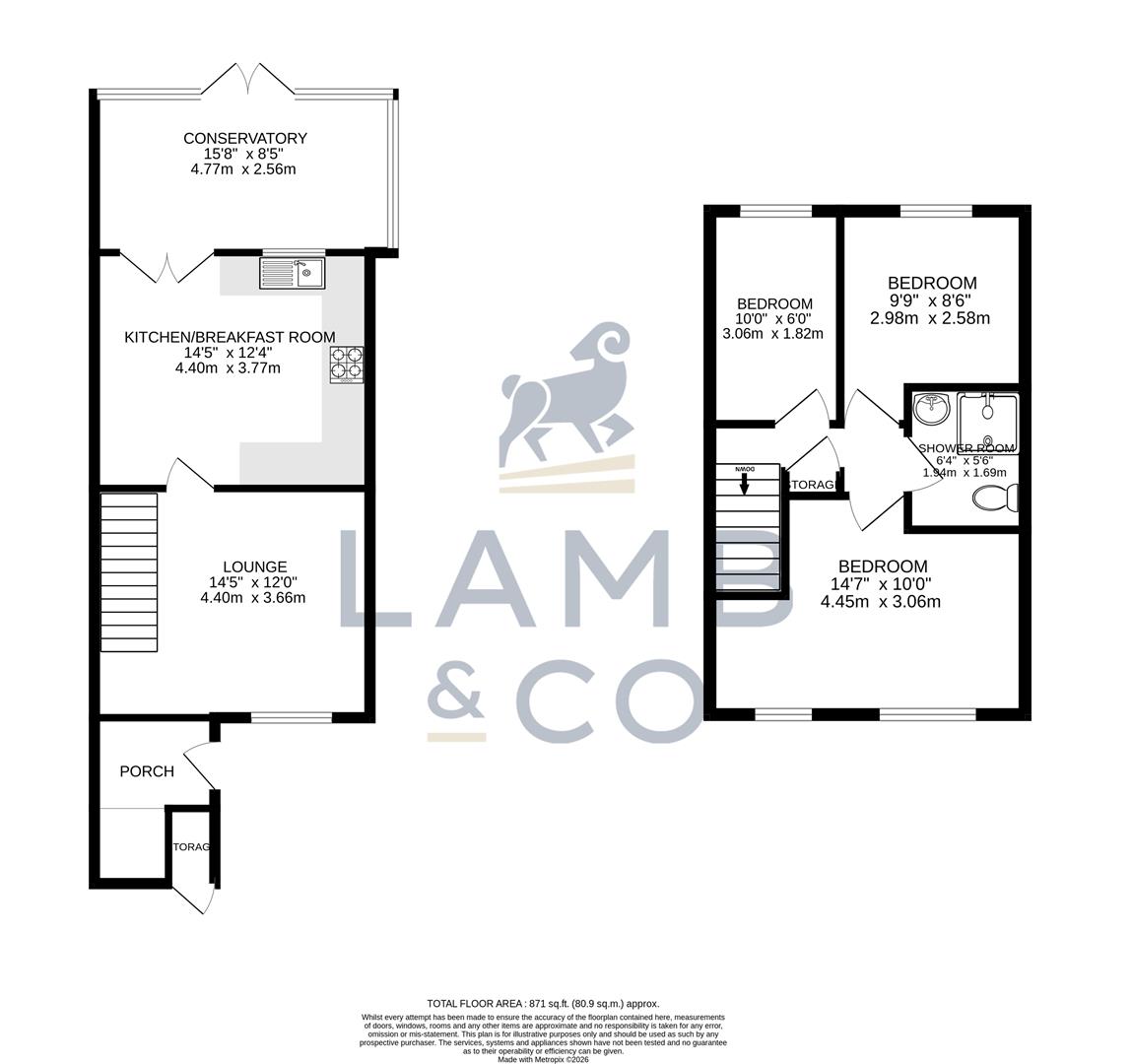 23, Blake Drive, Clacton-On-Sea floorplan