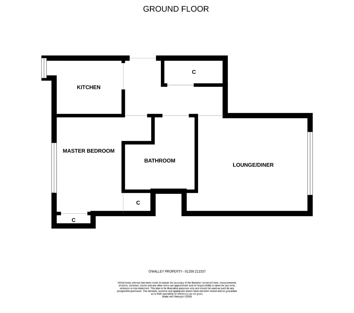 63, Sunnyside Road, Alloa floorplan