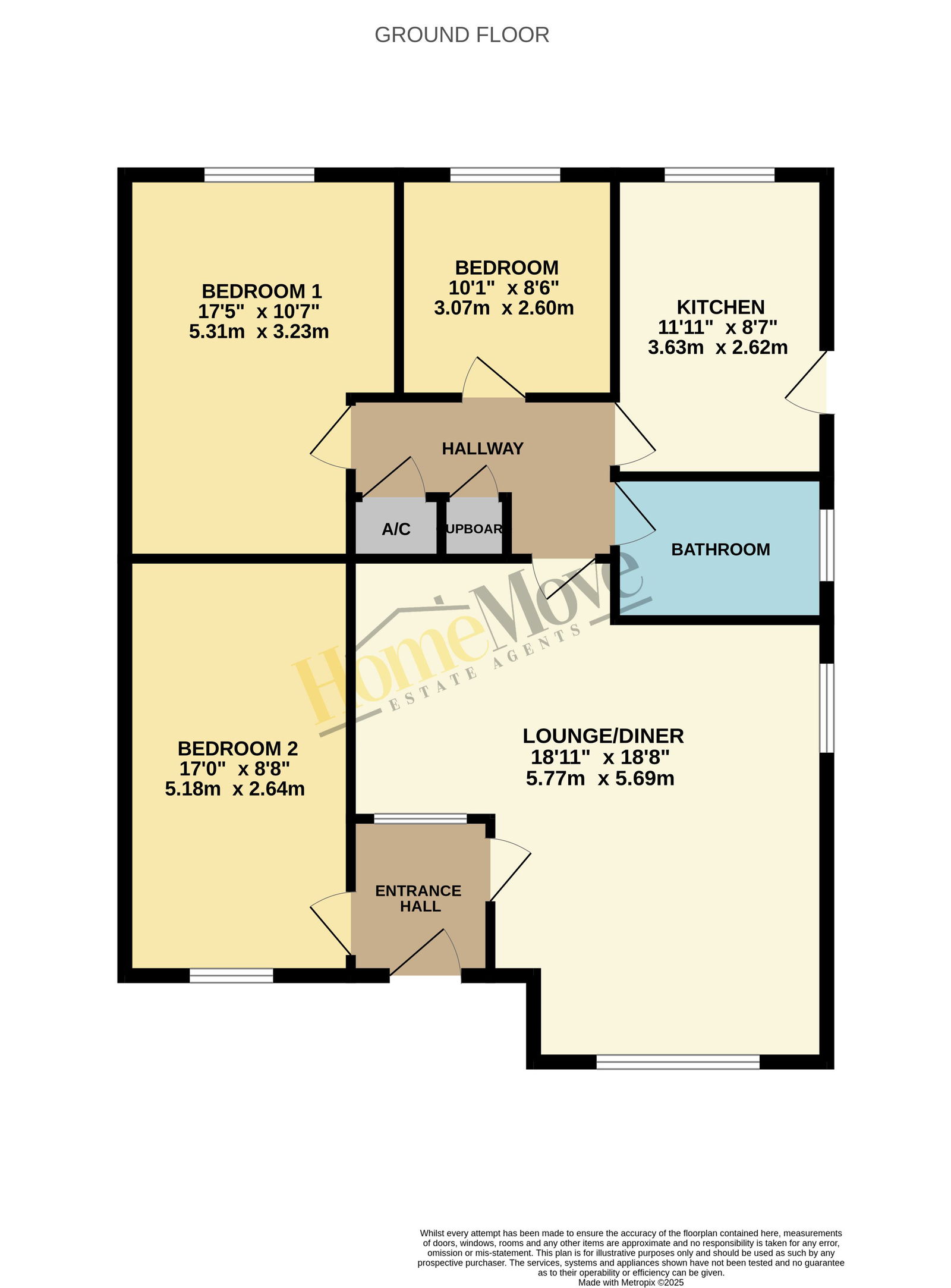 19, Thames Crescent, Skegness floorplan