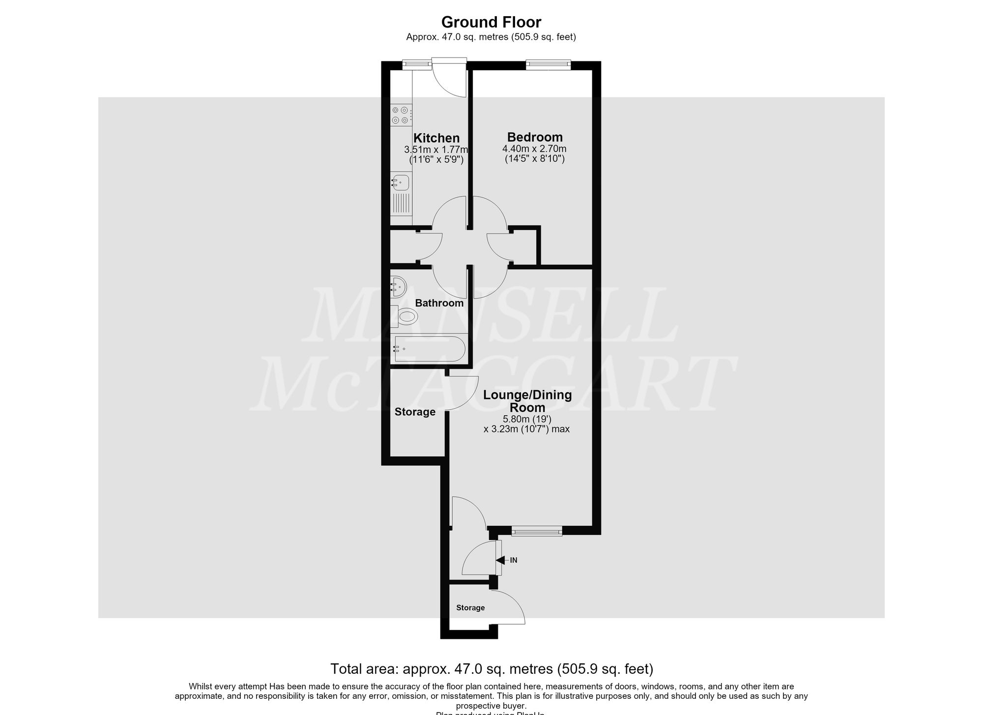 11 Goddard Close, Crawley floorplan