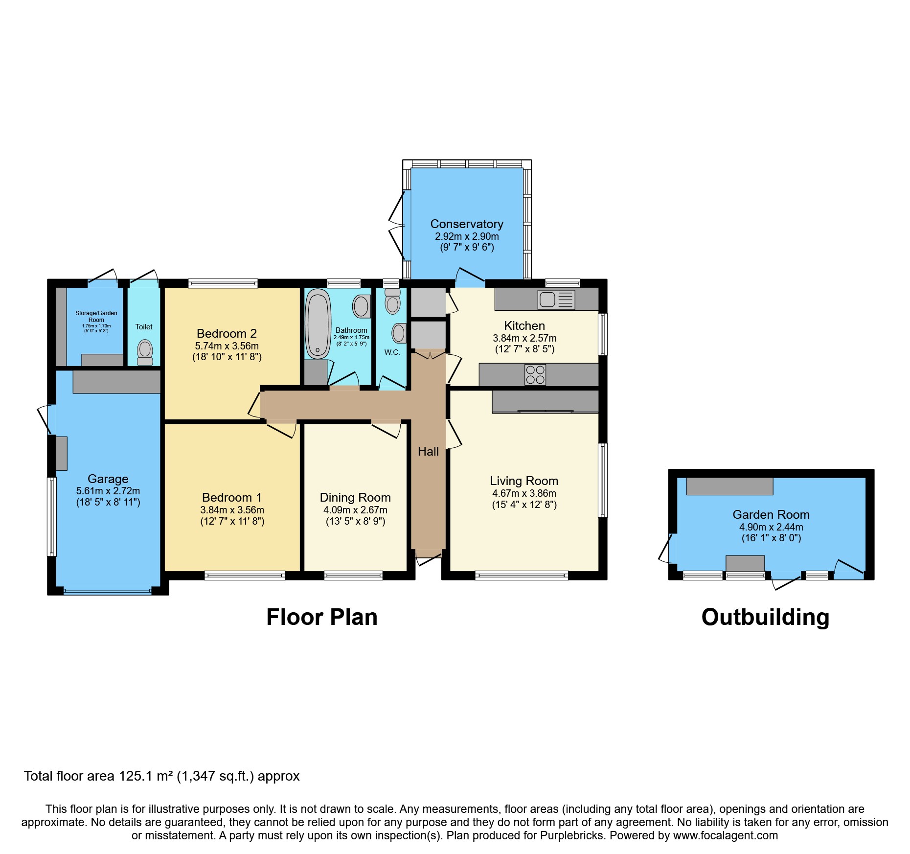 2, Main Street, Market Harborough floorplan