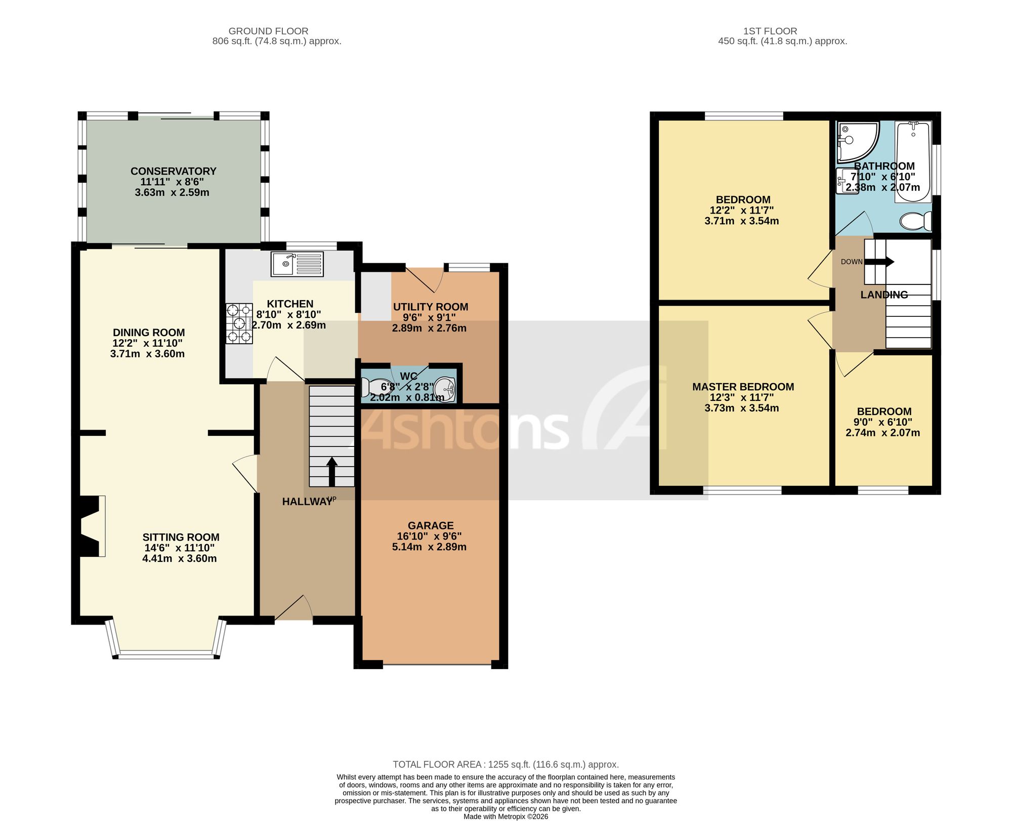 12 Elm Road, Warrington floorplan