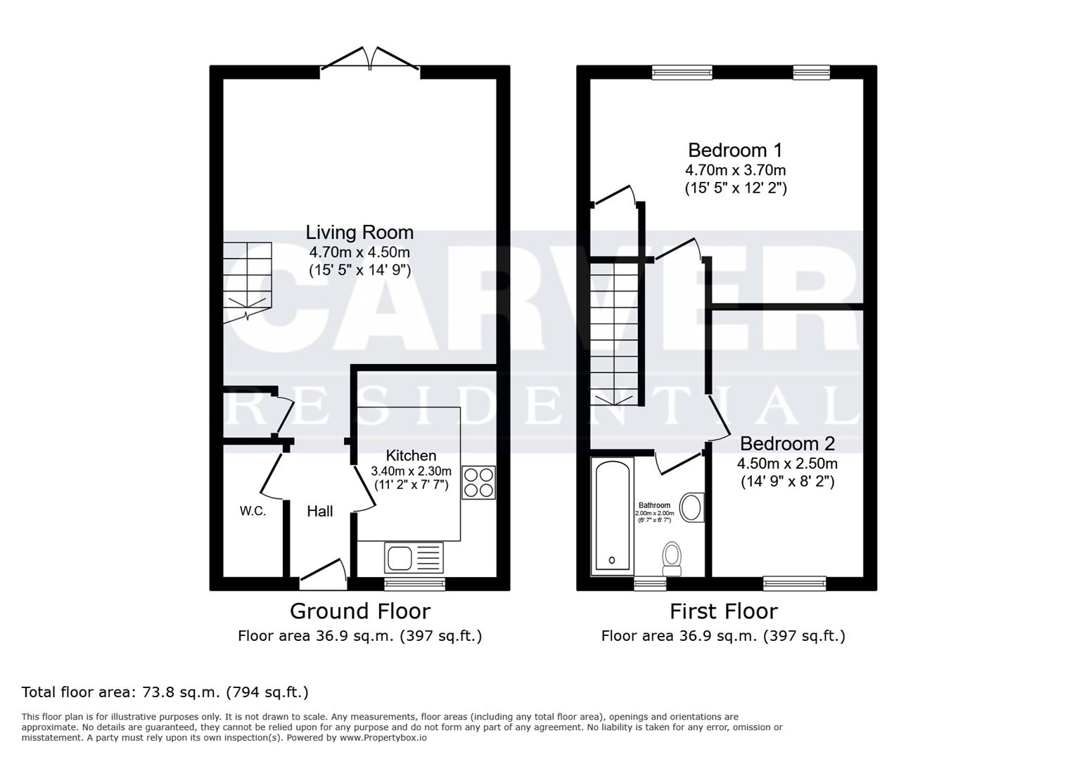 17, Hallgarth Court, Richmond floorplan
