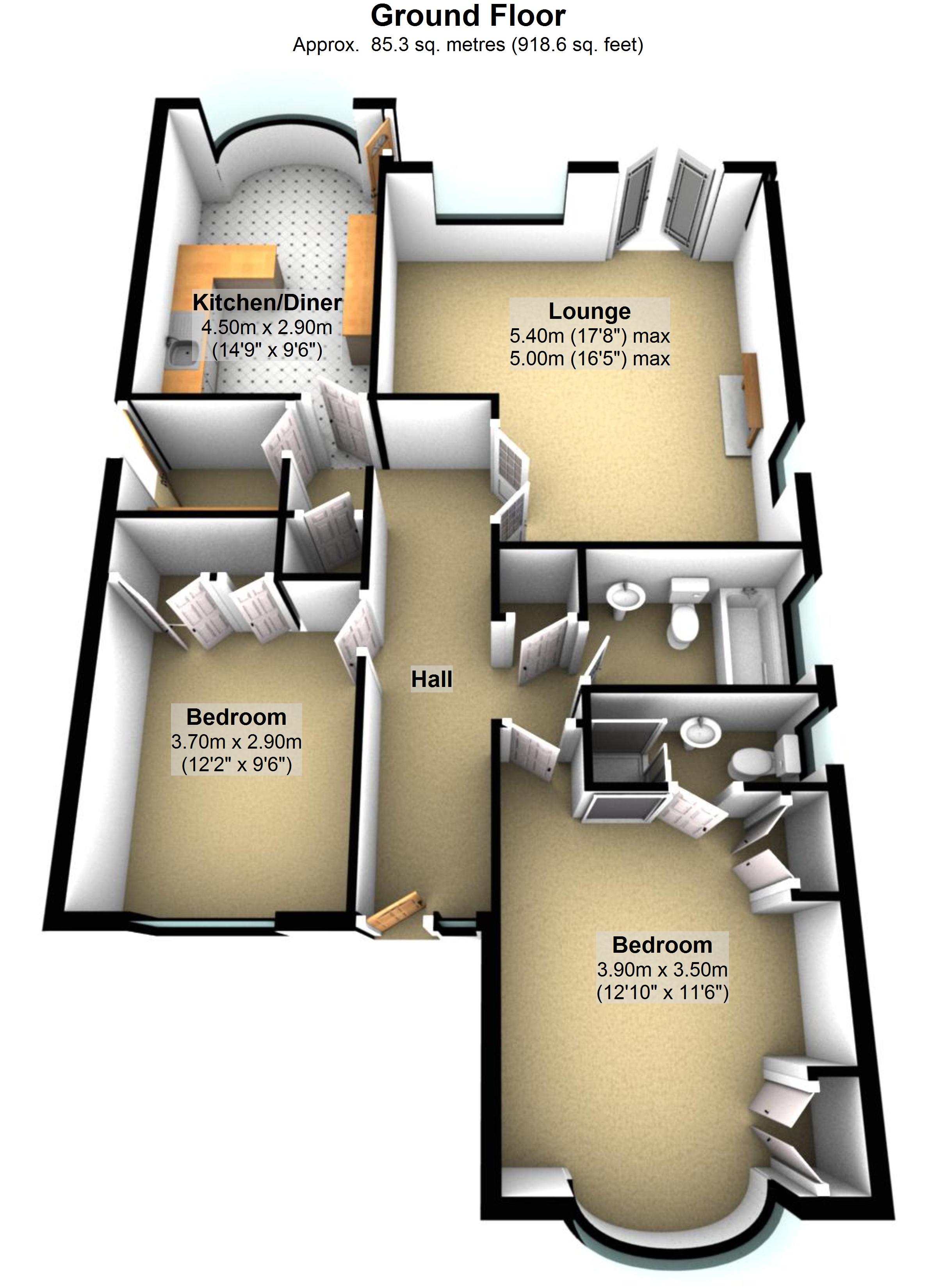 2 Bedrooms Bungalow to rent in Village Way, Little Chalfont, Amersham HP7