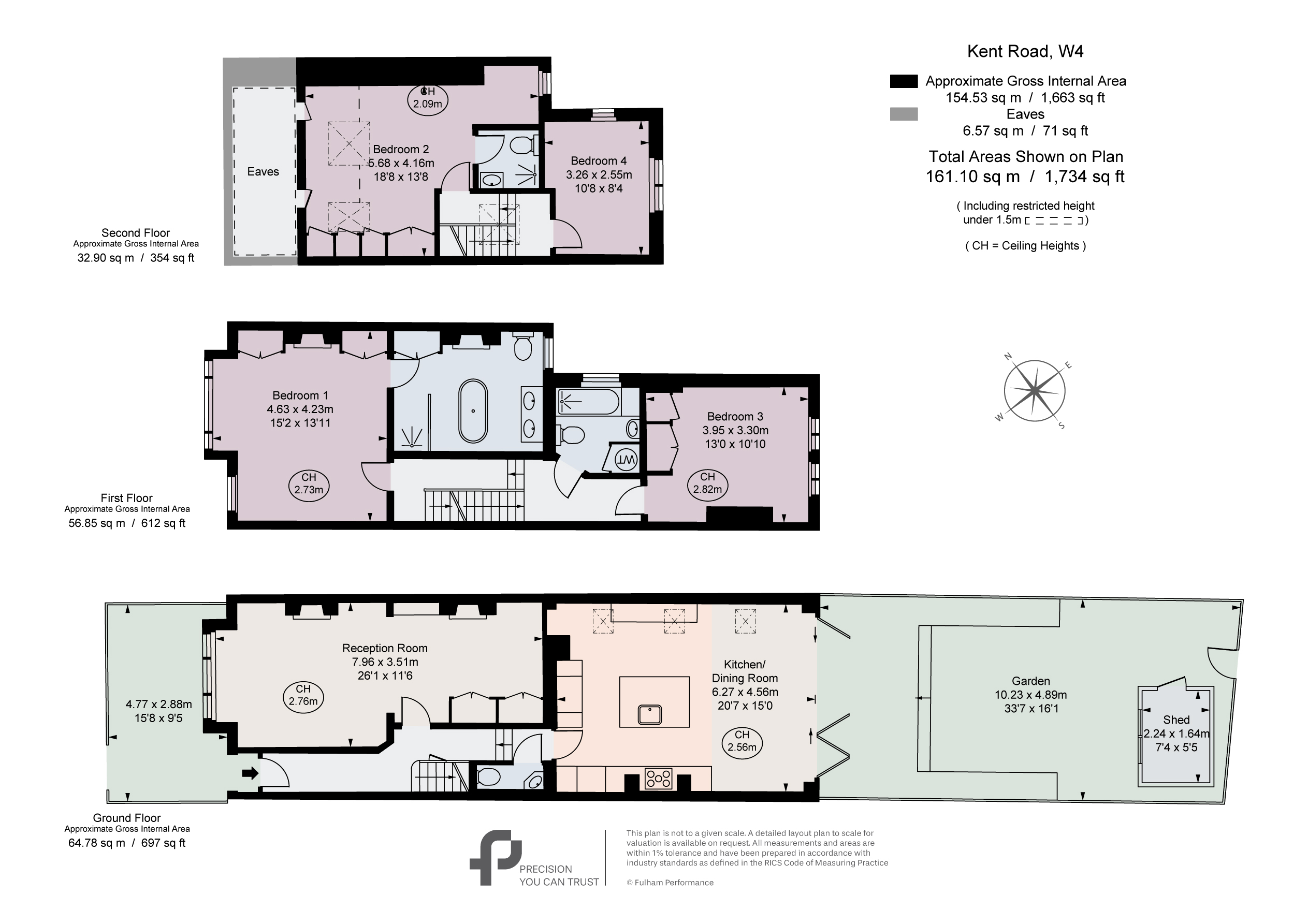 11, Kent Road, London floorplan