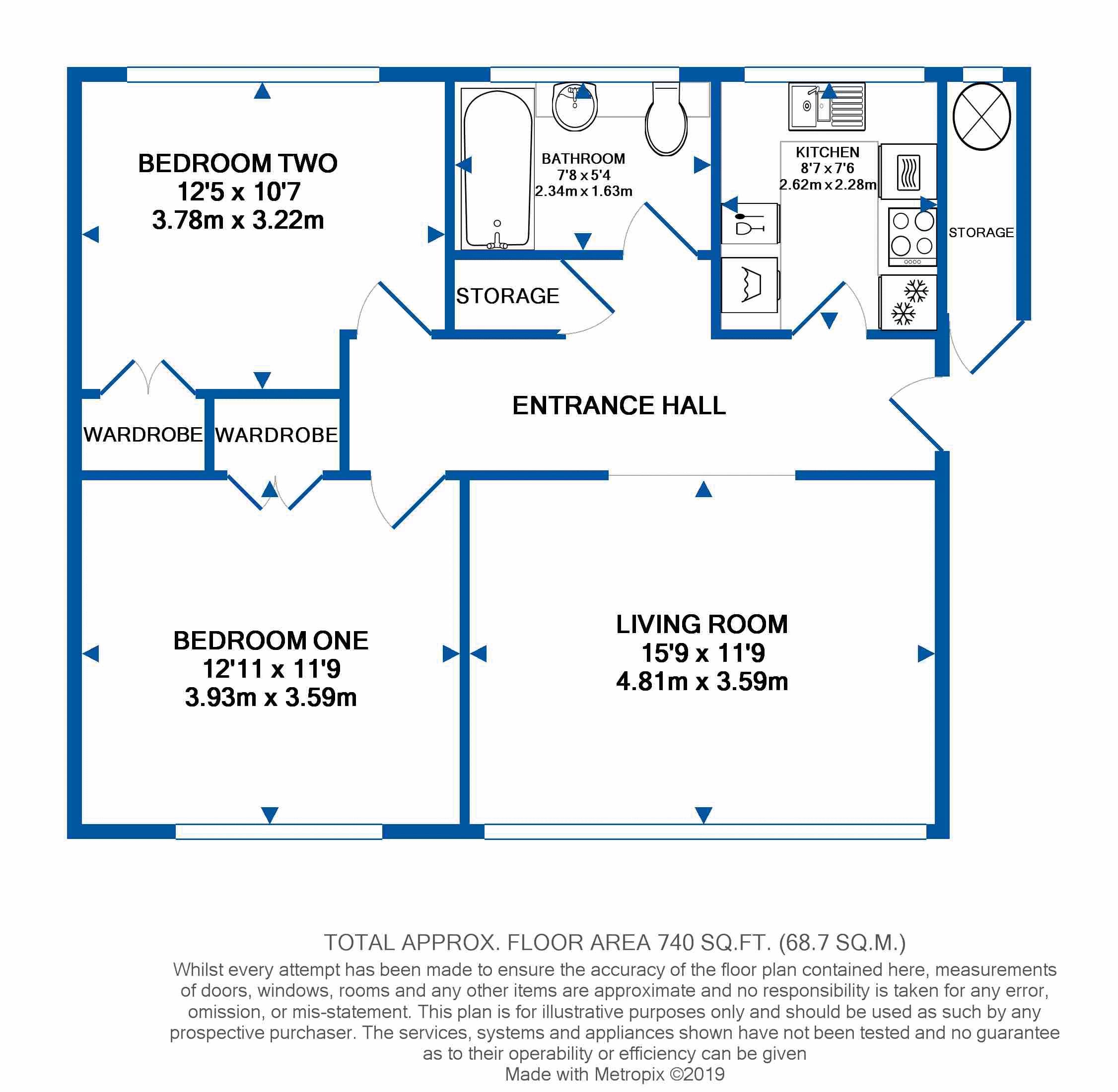 2 Bedrooms Flat for sale in Church Hill, Caterham CR3