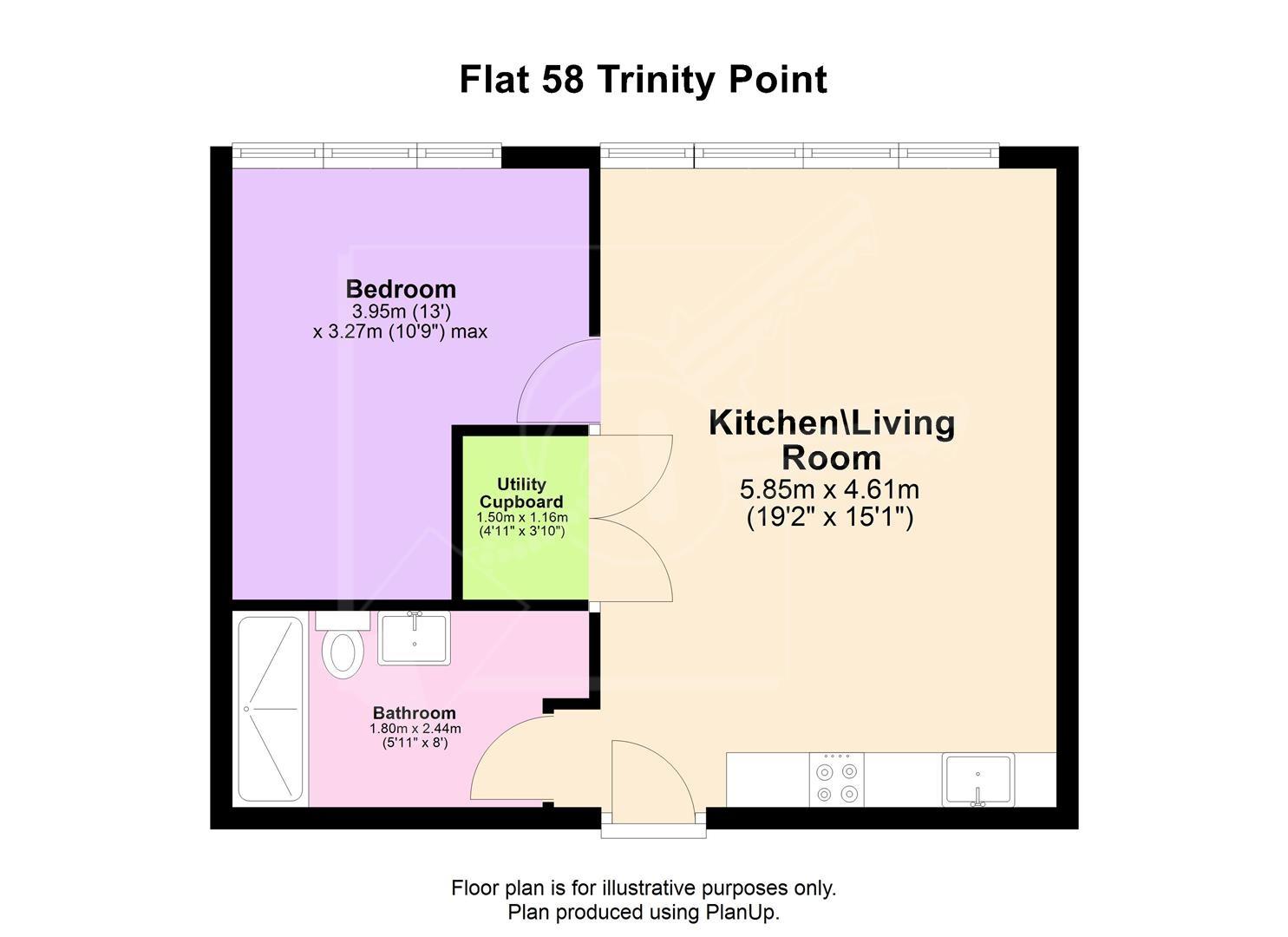 58, Trinity Point, New Road, Gravesend floorplan