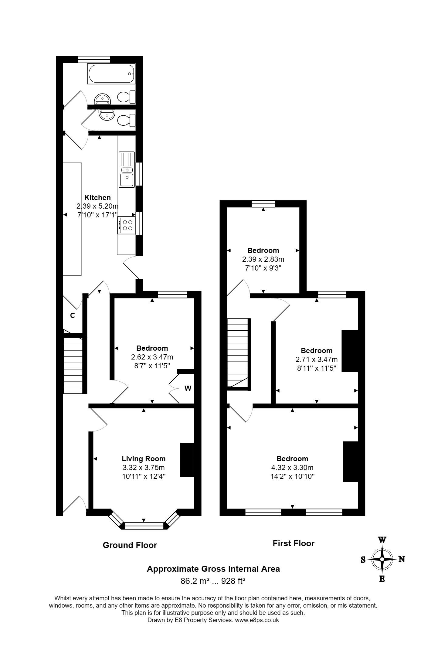 14, Bullingdon Road, Oxford floorplan