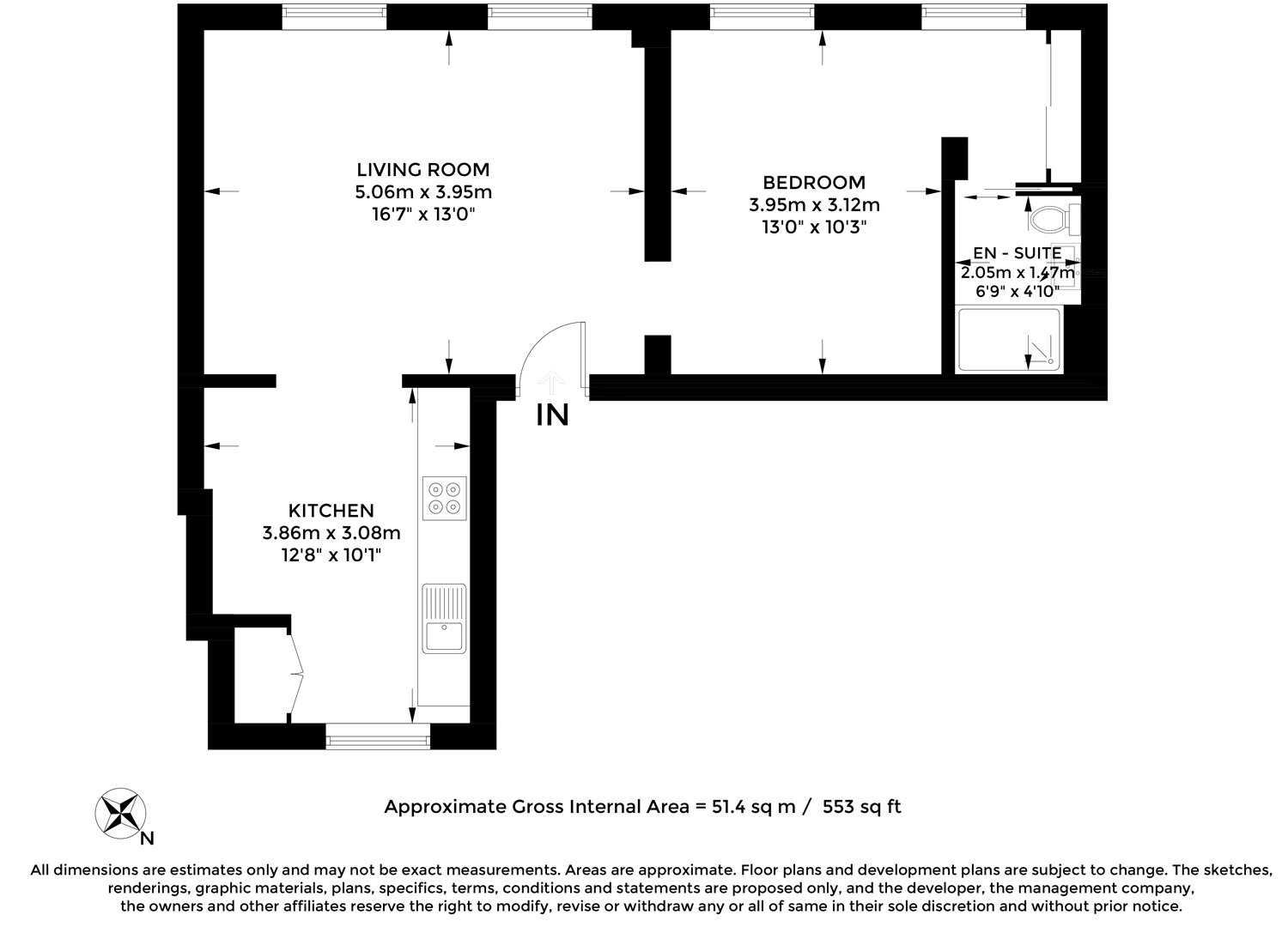Flat 2, 29A, Carnaby Street, London floorplan