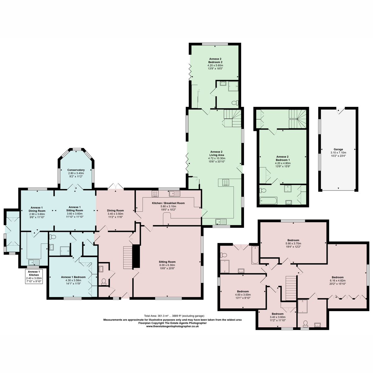 Hillcrest Farm, Stock Road, Ingatestone floorplan