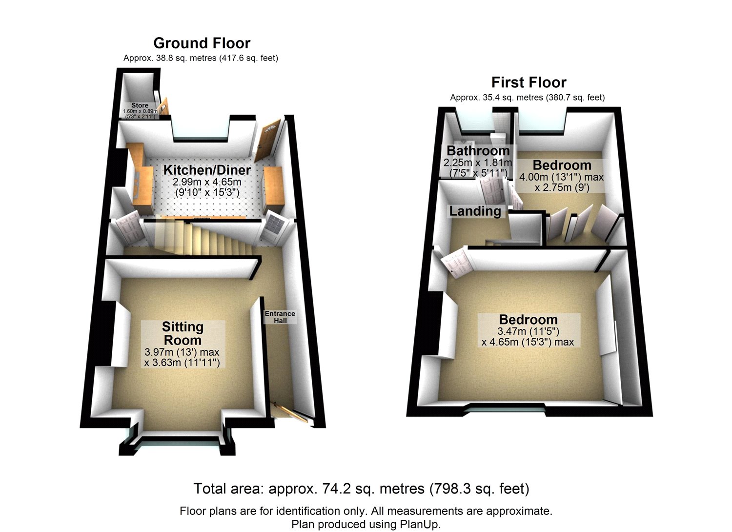 2 Bedrooms Terraced house for sale in Pinder Avenue, Leeds, West Yorkshire LS12