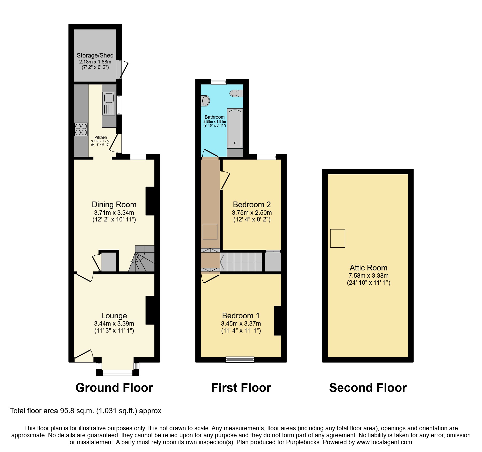 16, Trent Road, Nottingham floorplan