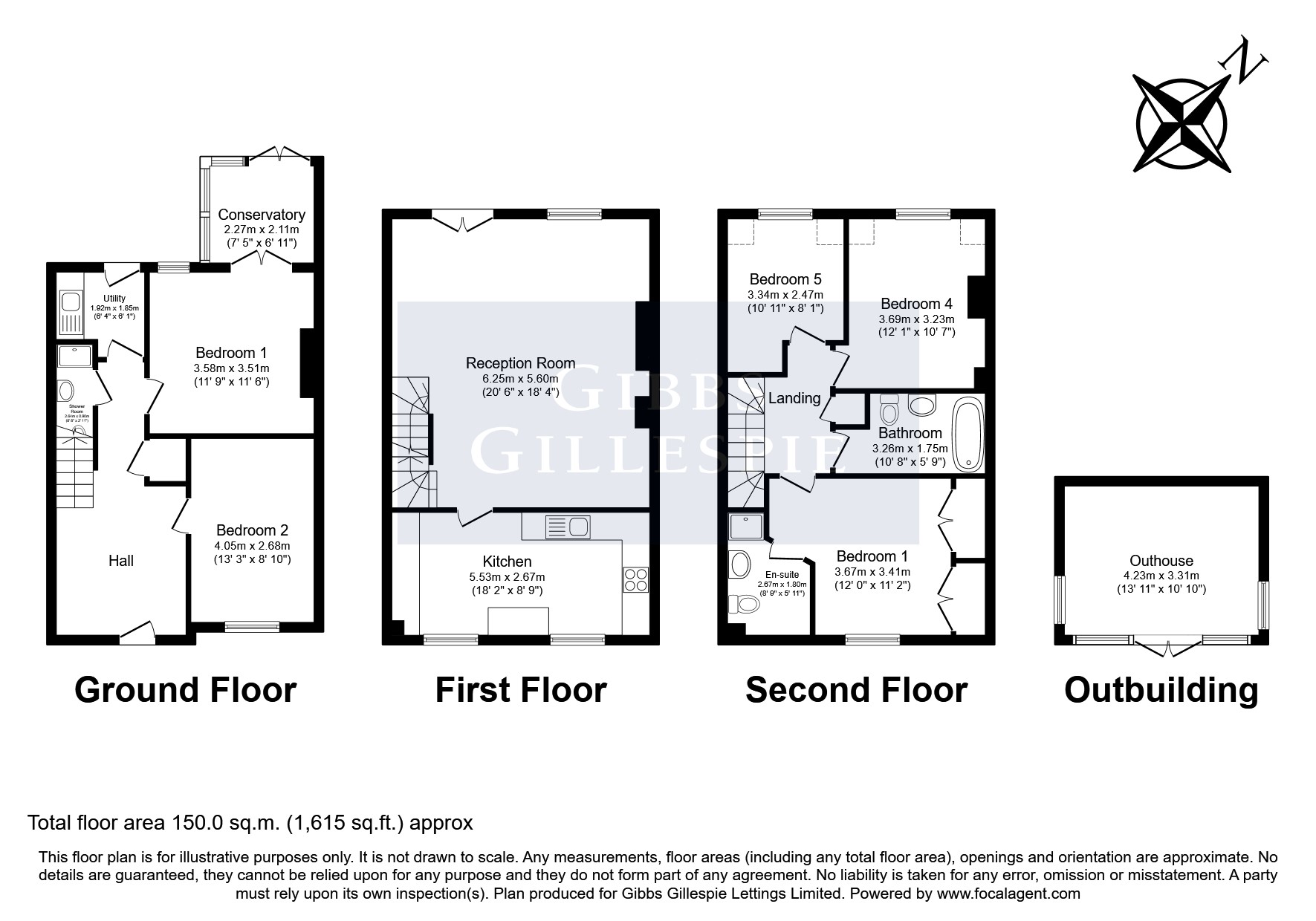 4, Harlech Gardens, Pinner floorplan