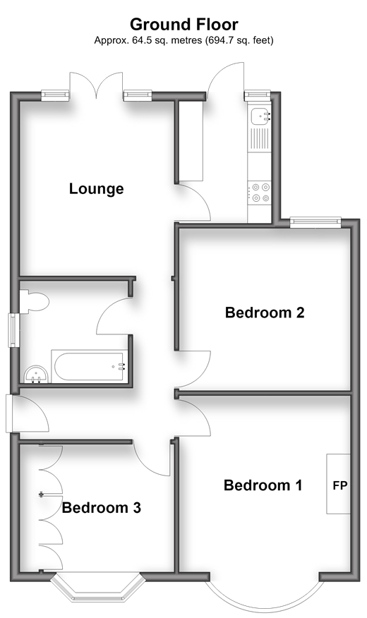 Seaforth Gardens, Woodford Green floorplan
