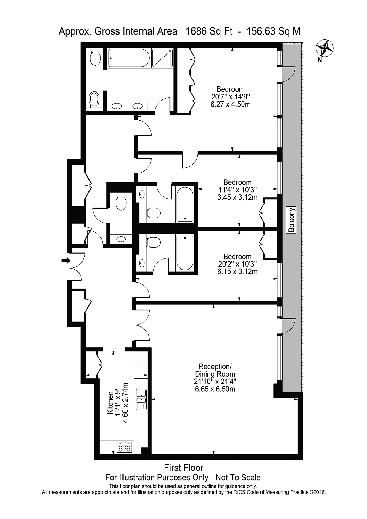 3 Bedrooms Flat to rent in Knightsbridge, London SW7