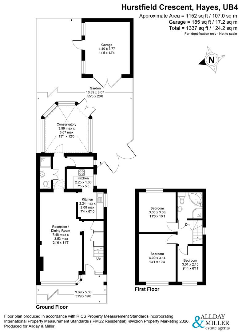21, Hurstfield Crescent, Hayes floorplan