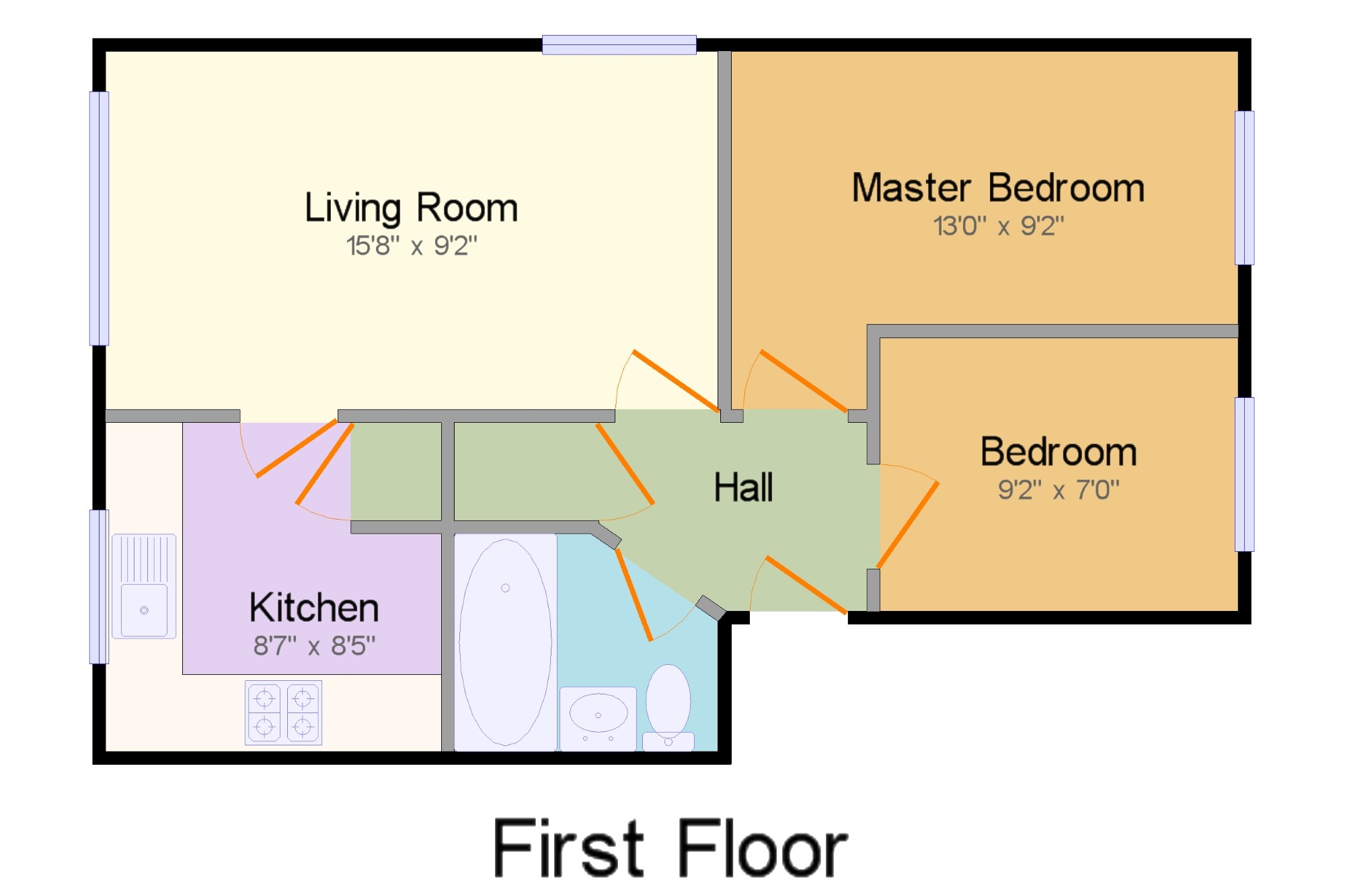 2 Bedrooms Flat for sale in Arkley Court, Arkley Road, Hemel Hempstead, Hertfordshire HP2