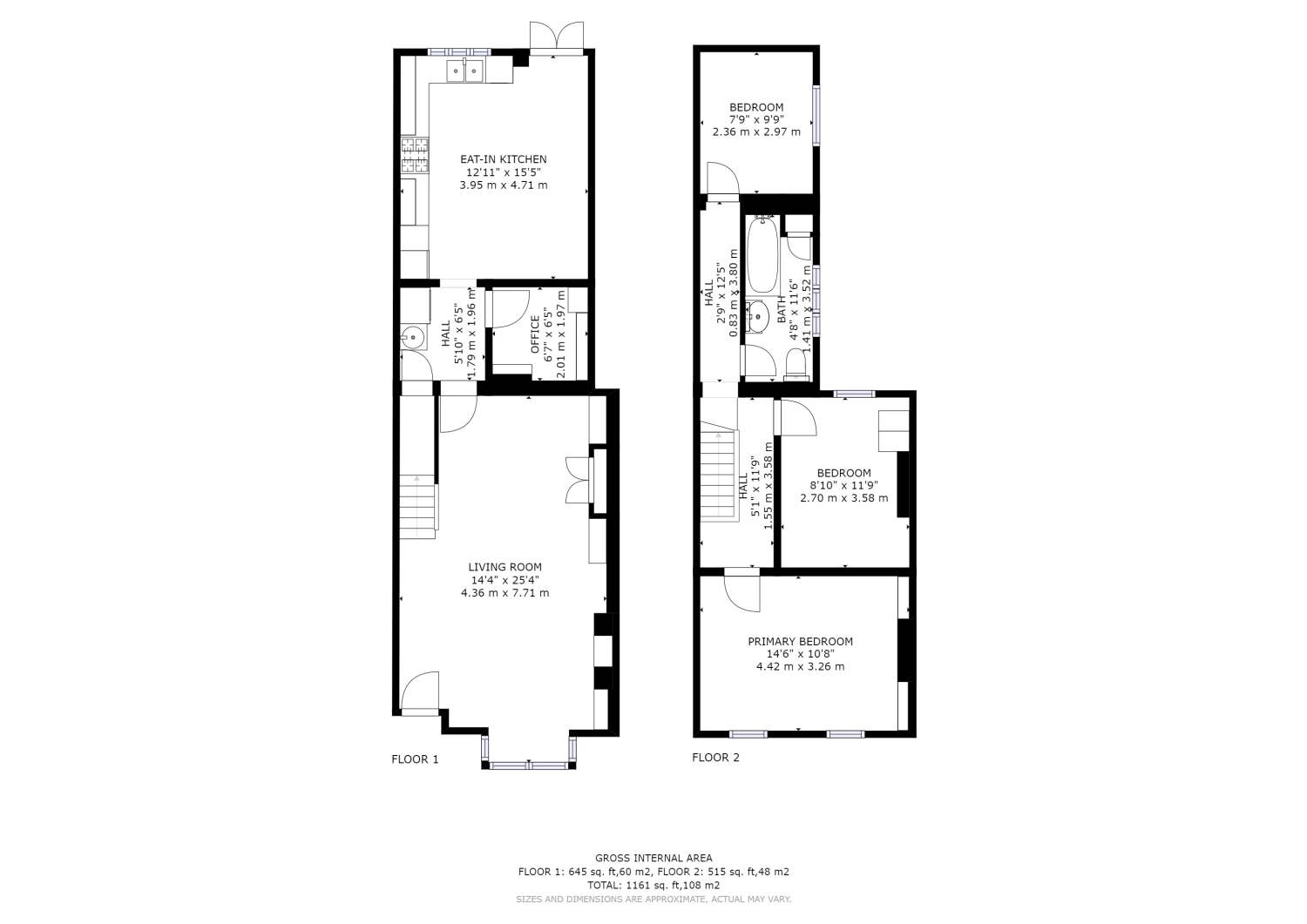 61 Harpes Road, Oxford floorplan