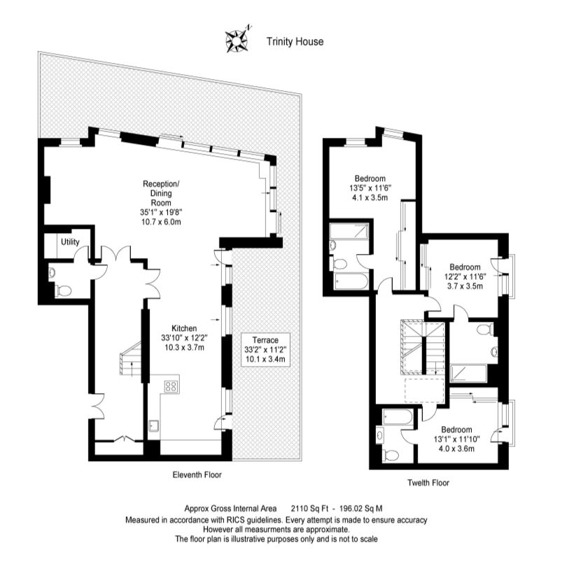 85, Trinity House, Kensington High Street, London floorplan