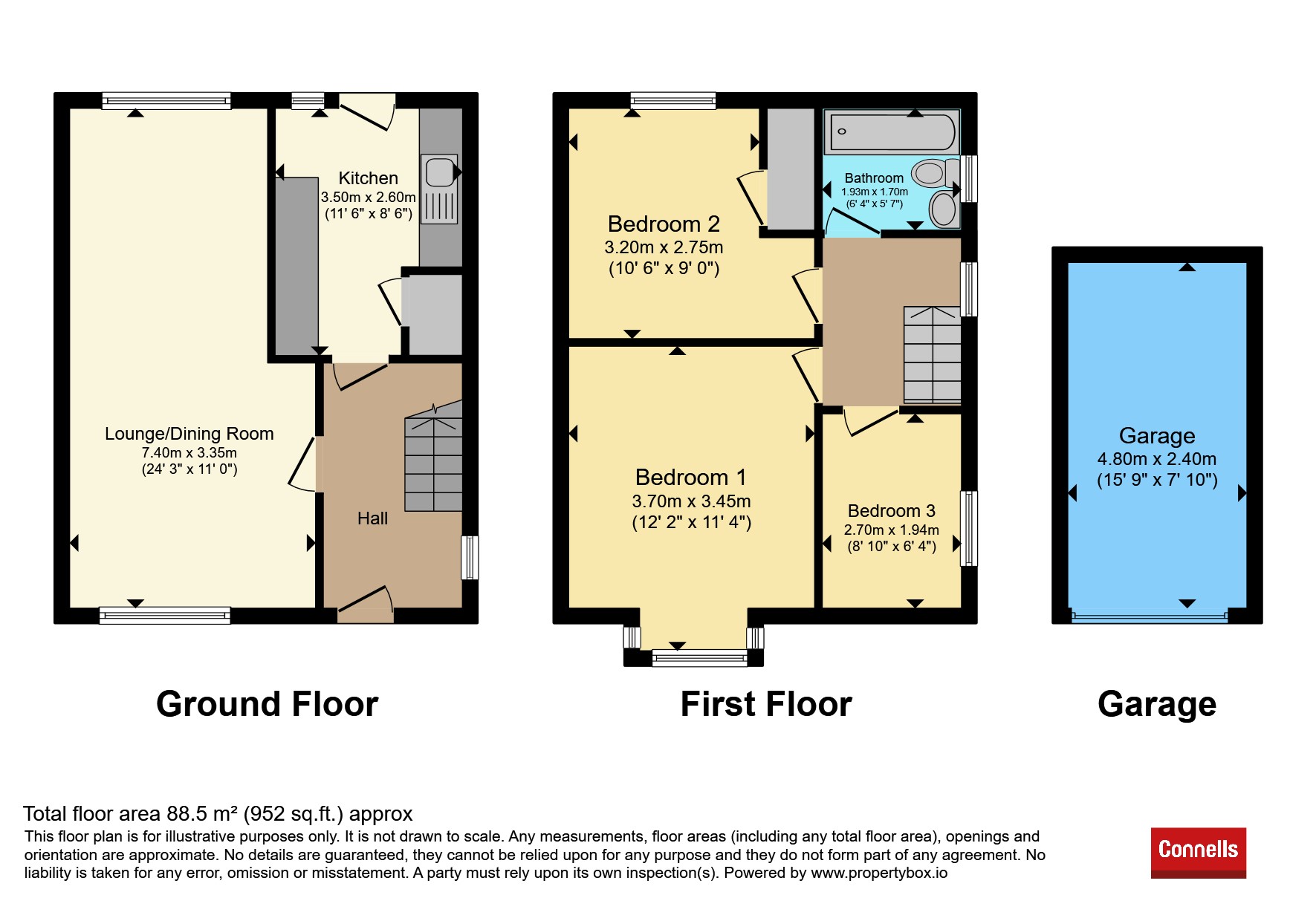 82, Spring Parklands, Dudley floorplan