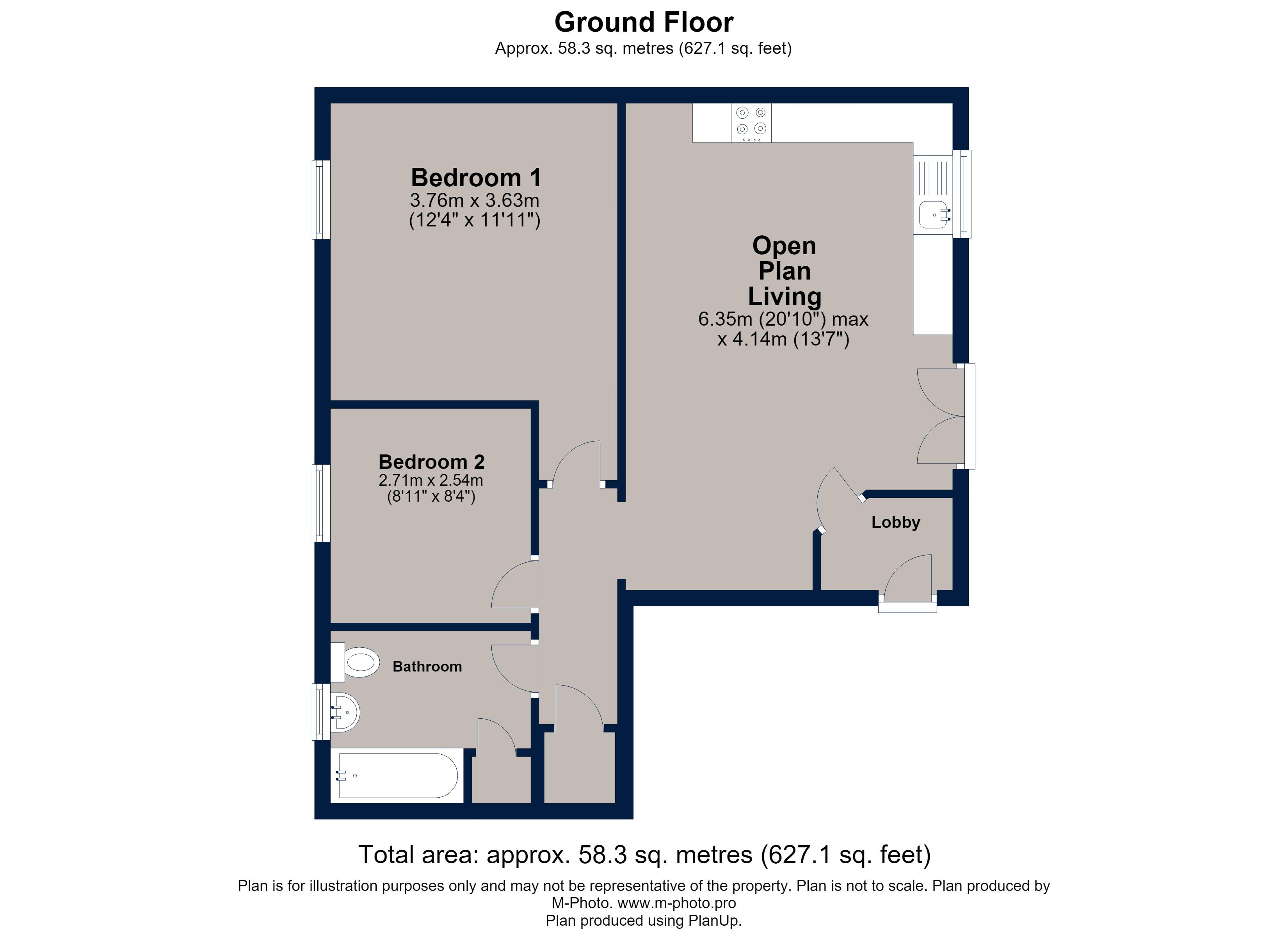 115, Stud Road, Oakham floorplan