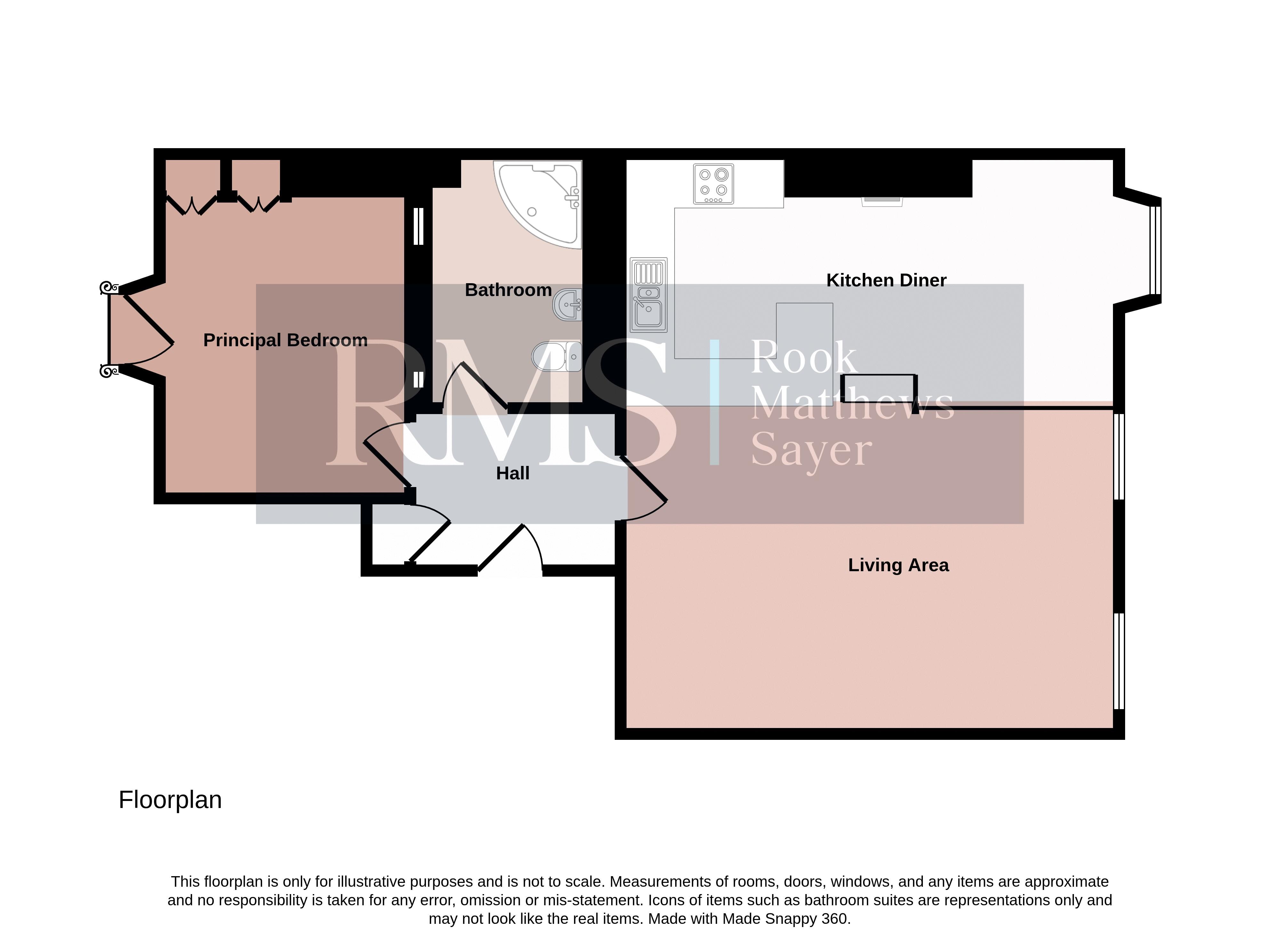 4, Collingwood Mansions, North Shields floorplan