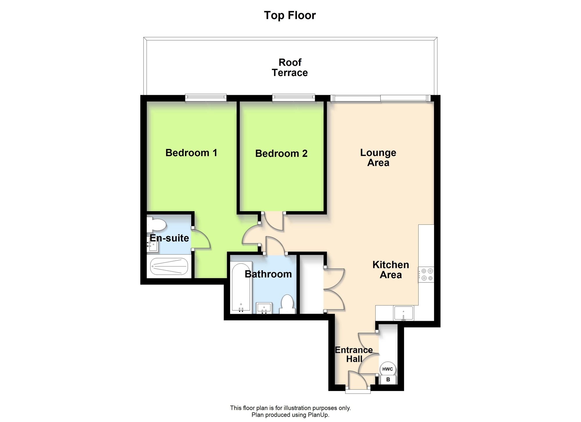 Flat 43, Granton House, Milton Keynes floorplan