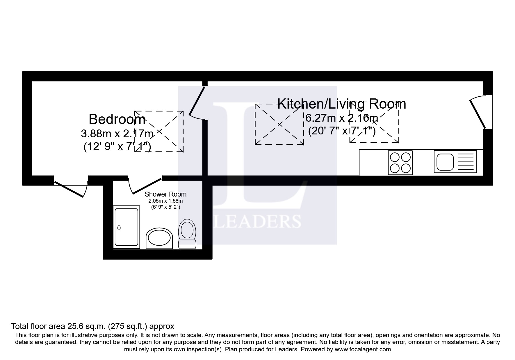 The Annexe, 6, Montgomery Road, Cambridge floorplan