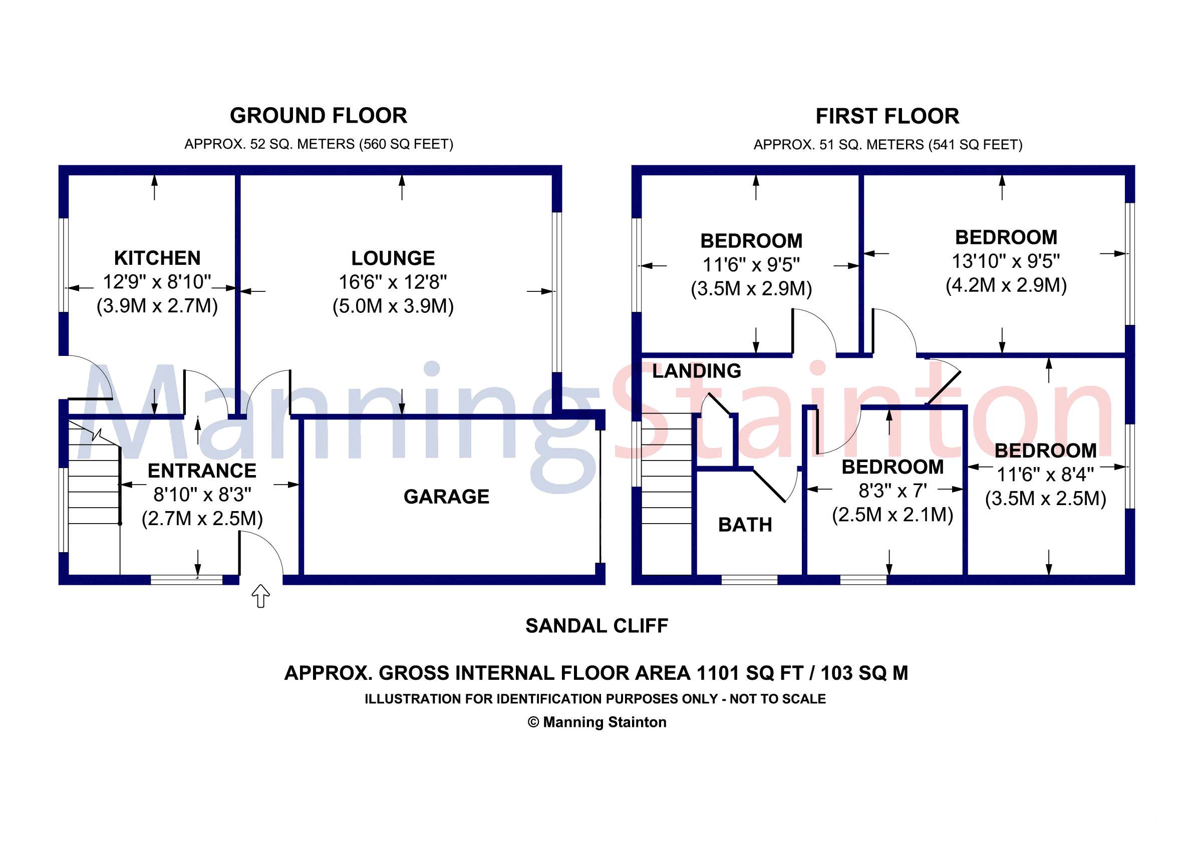 12, Sandal Cliff, West Yorkshire floorplan