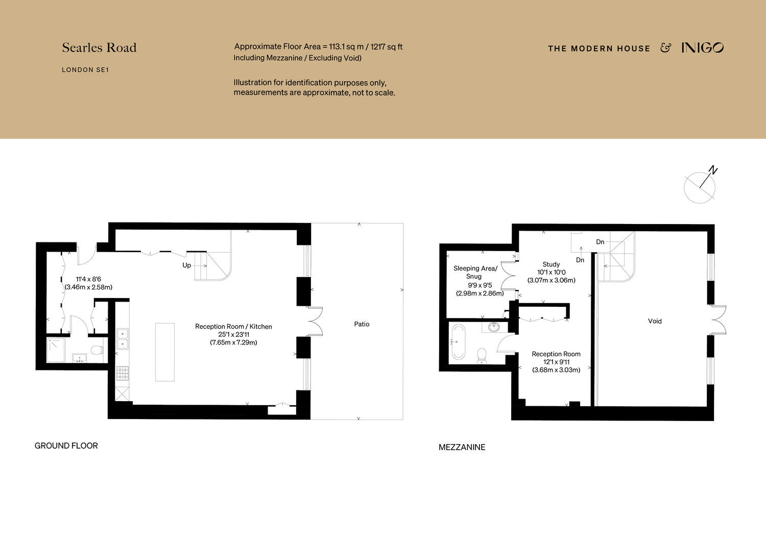 43 Searles Road, London floorplan