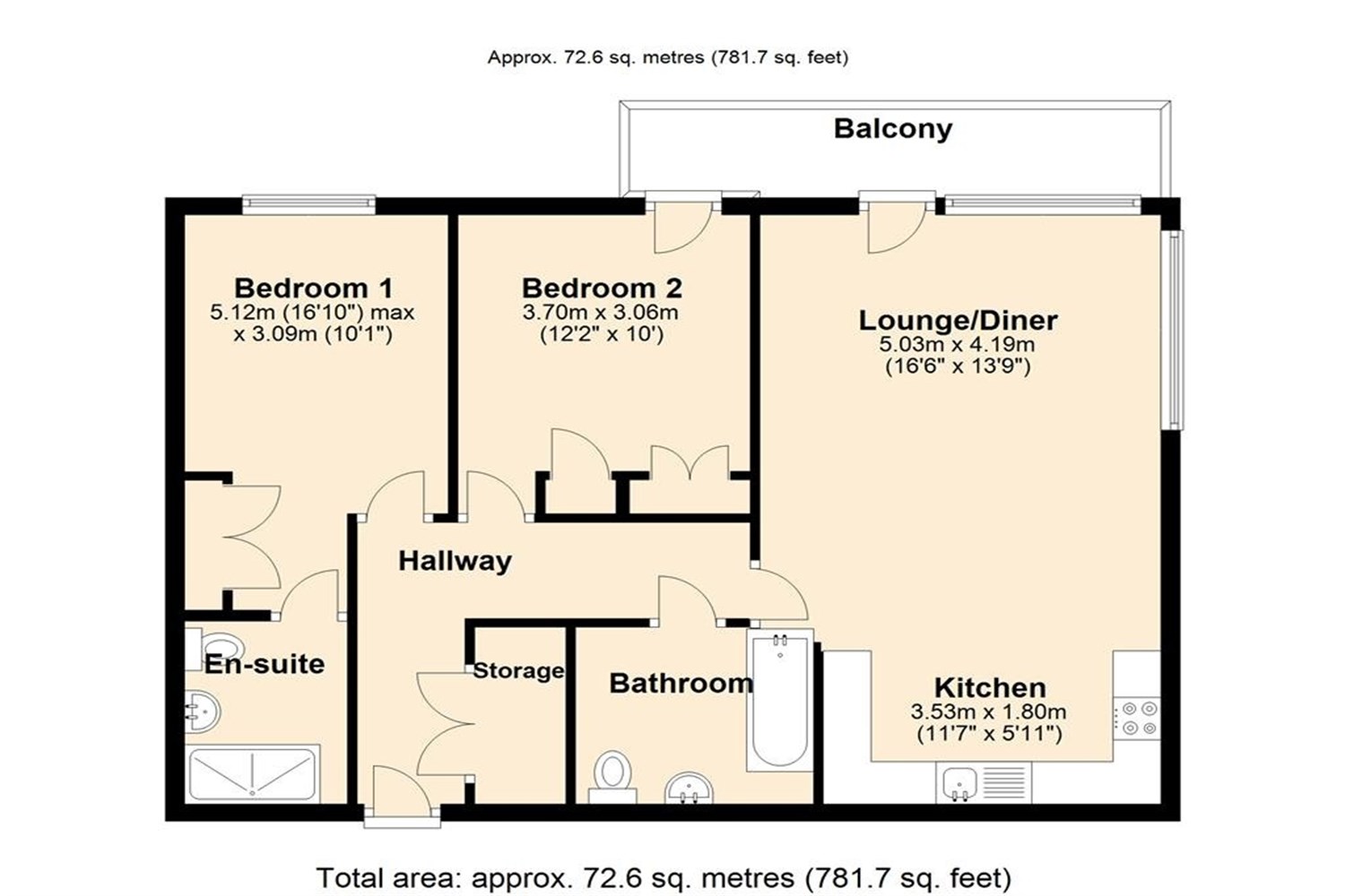 6 Caxton Street North, London floorplan