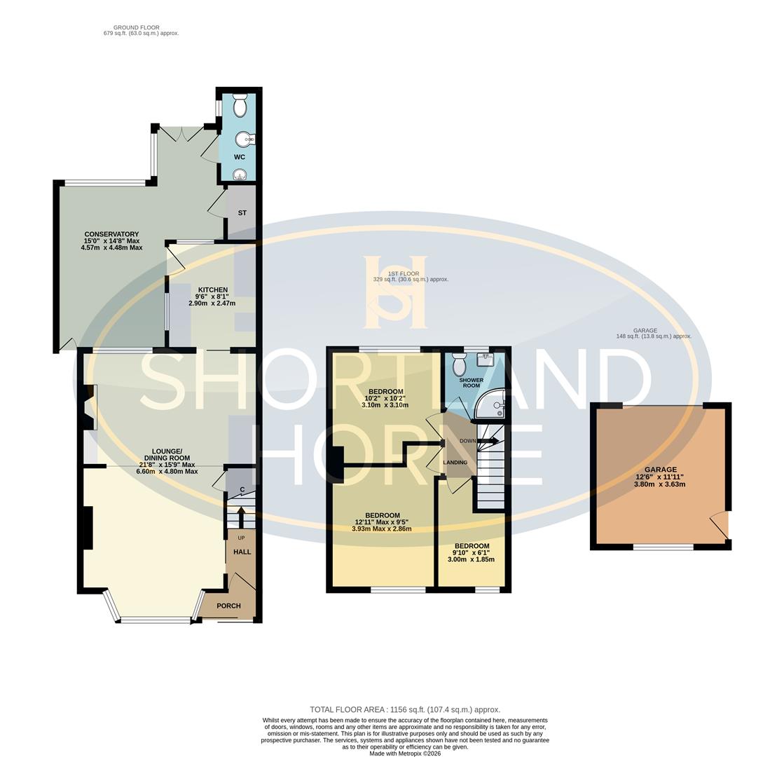 57, Telfer Road, Coventry floorplan