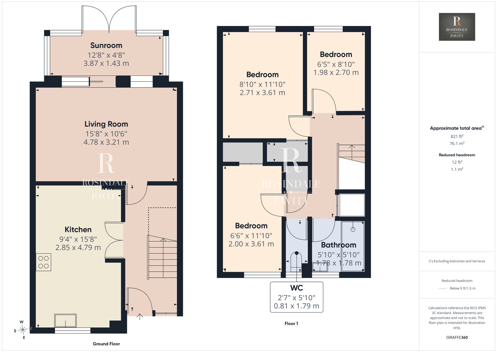 2 Barlow Close, Wallington floorplan