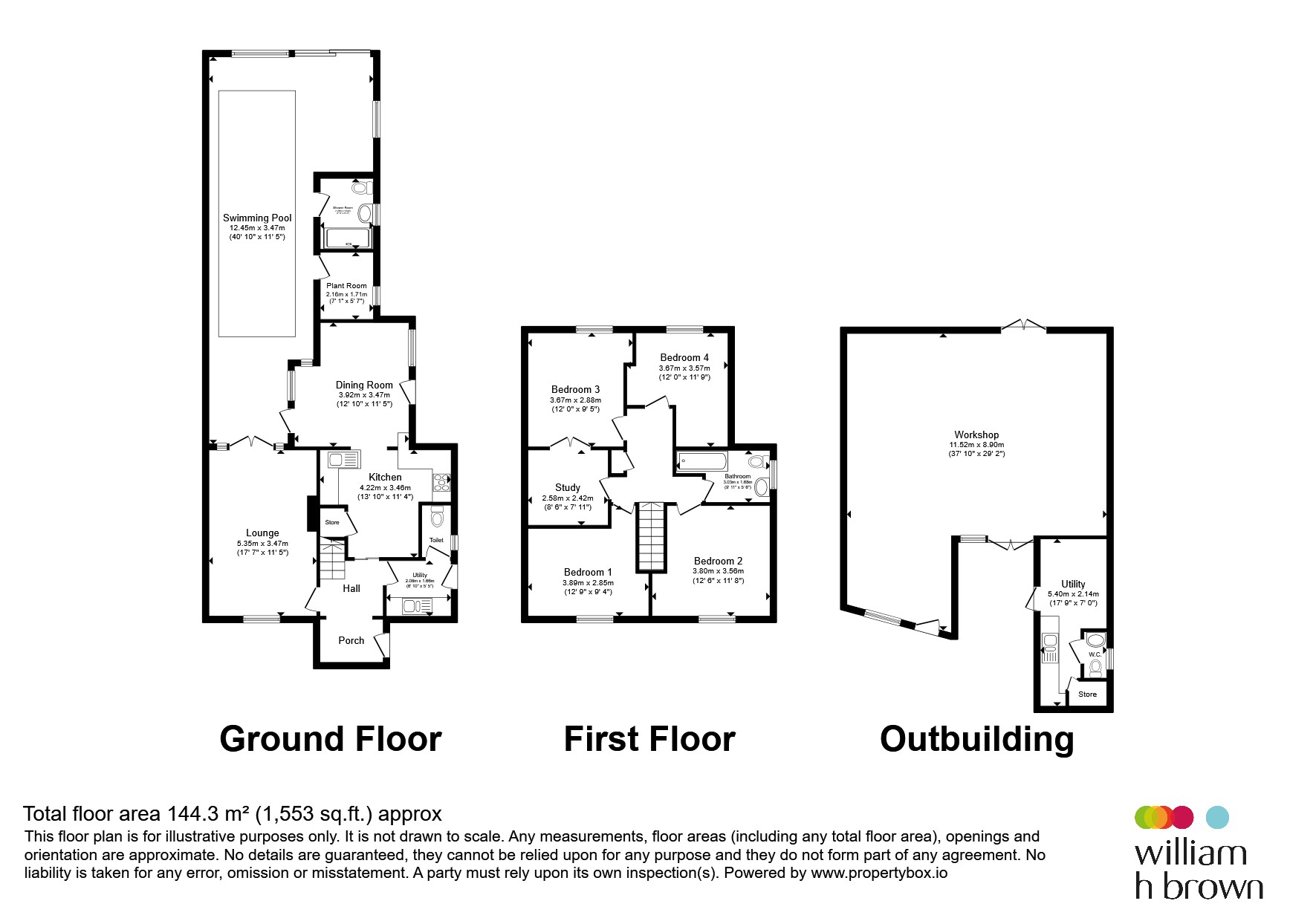 19, Crescent Road, Peterborough floorplan