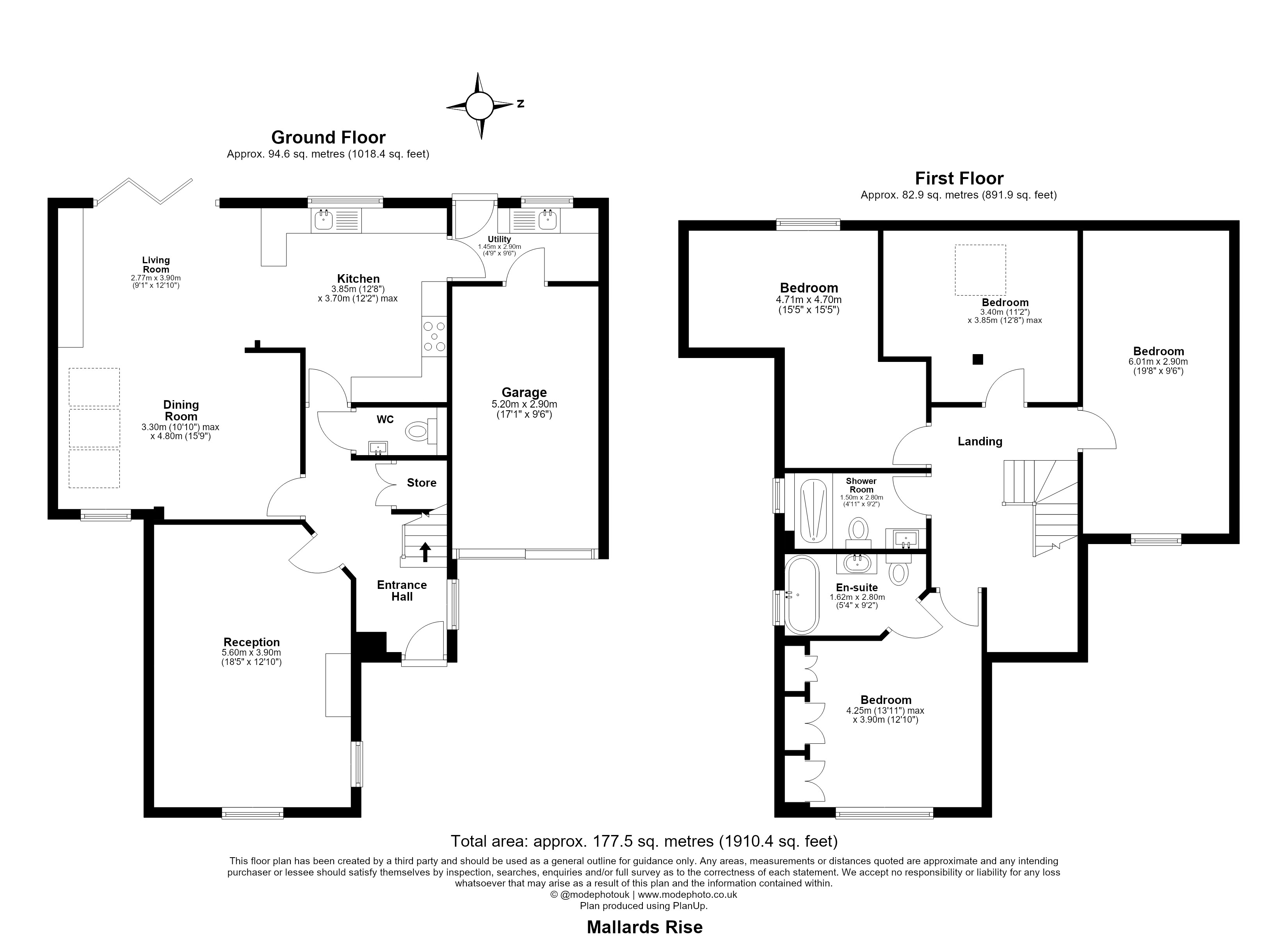 Mallards Rise, Harlow floorplan