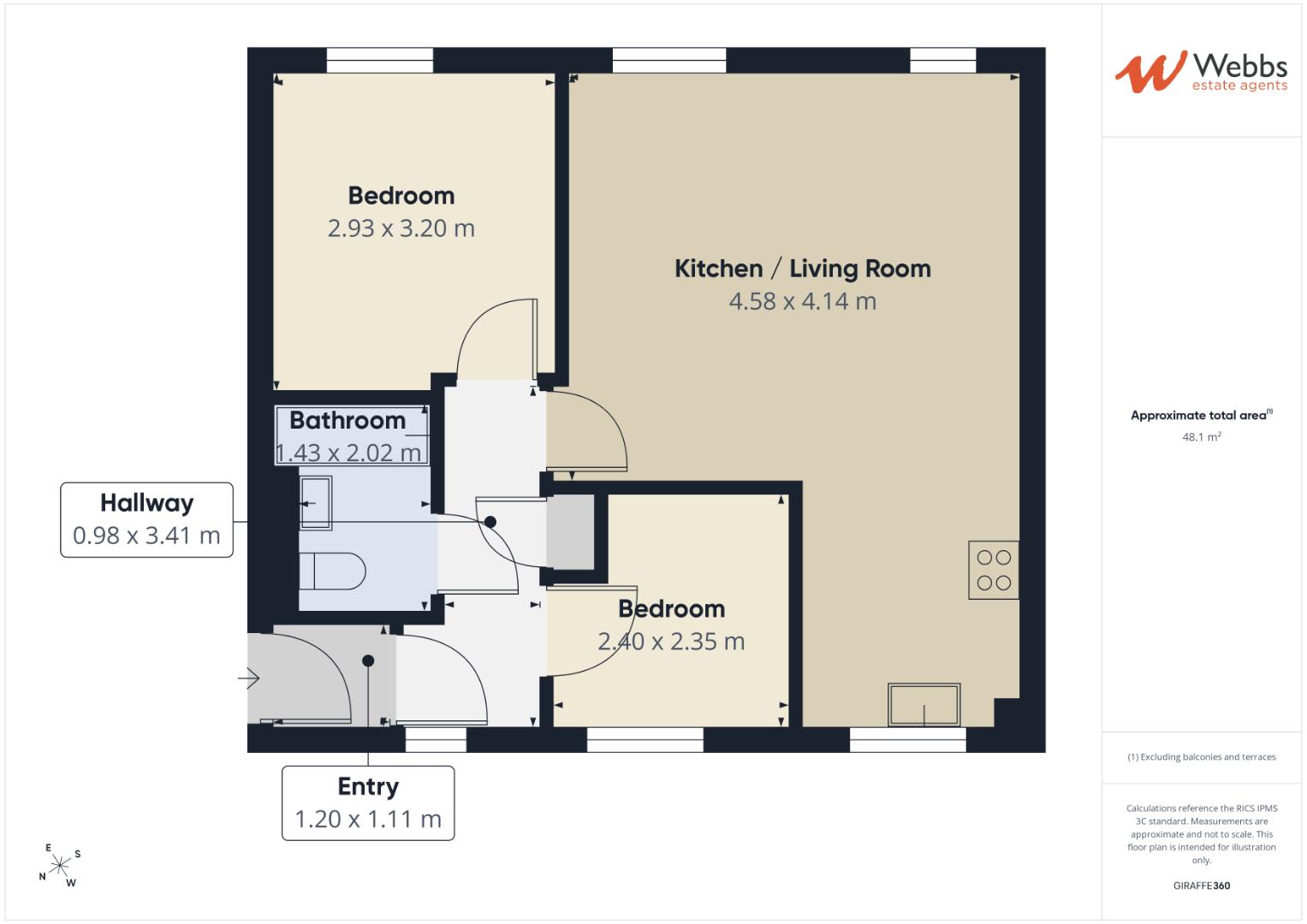 28, Dorney Place, Cannock floorplan